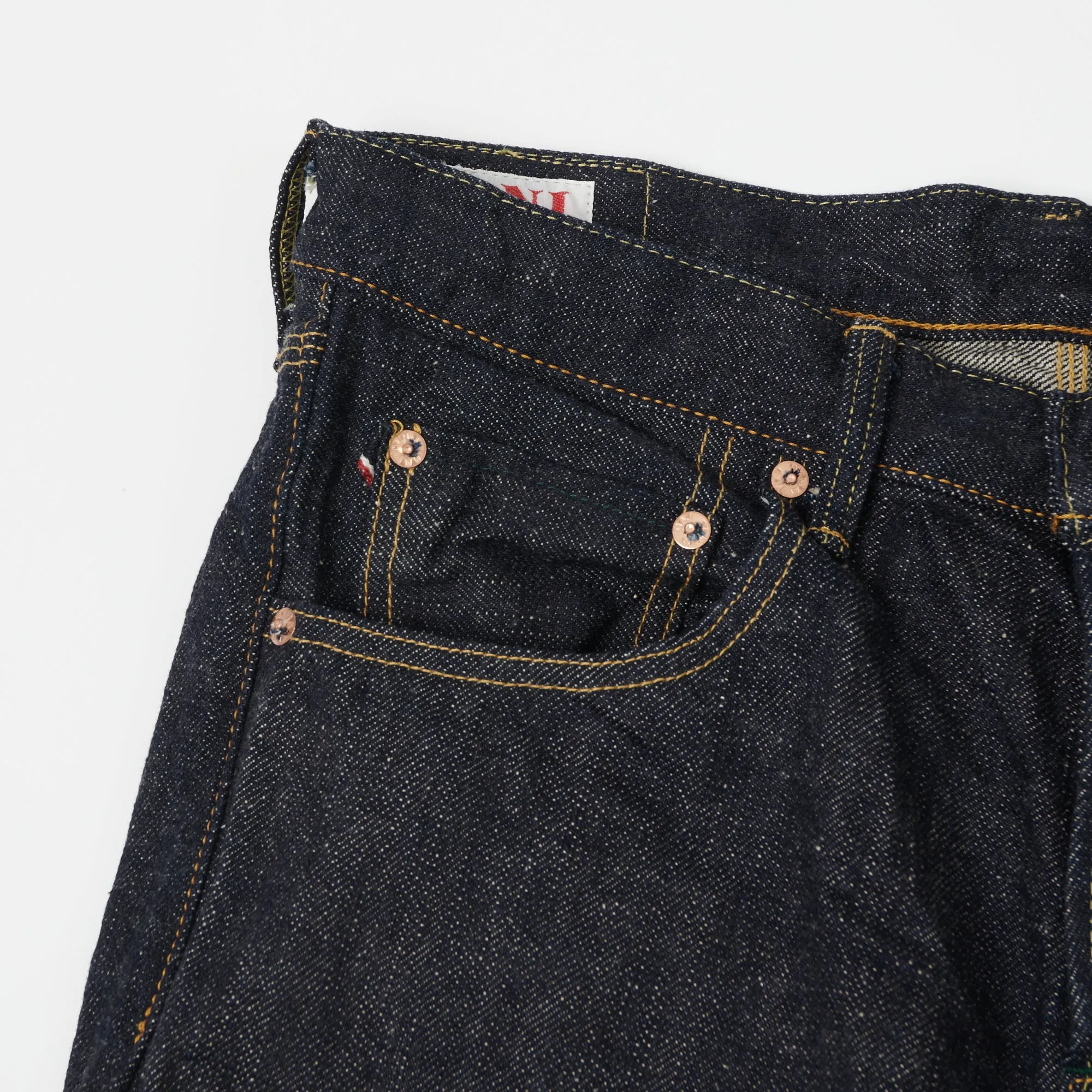 ONI Denim 622NIXX 17oz Natural Indigo Regular Tapered Jean - One Wash sold by Son of a Stag product image thumbnail 5