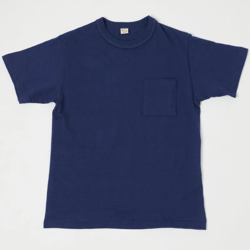 Warehouse & Co 4601 Pocket T-Shirt - Navy sold by Son of a Stag
