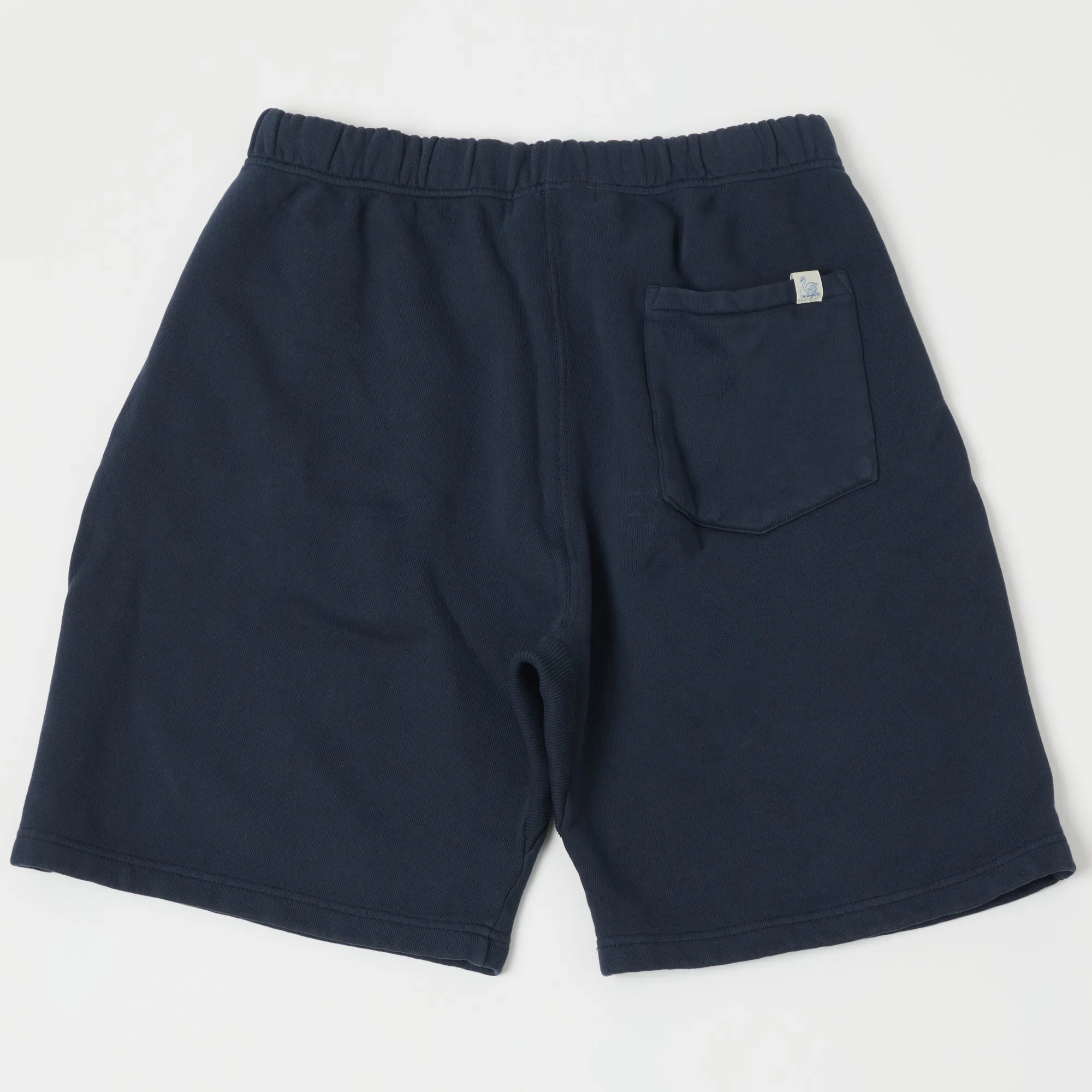 Merz b. Schwanen 'Good Basics' Relaxed Sweatshort - Denim Blue sold by Son of a Stag product image thumbnail 3