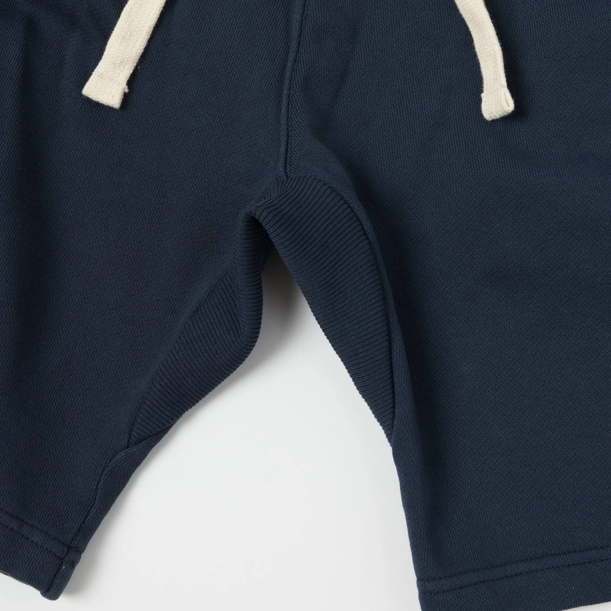 Merz b. Schwanen 'Good Basics' Relaxed Sweatshort - Denim Blue sold by Son of a Stag product image thumbnail 5