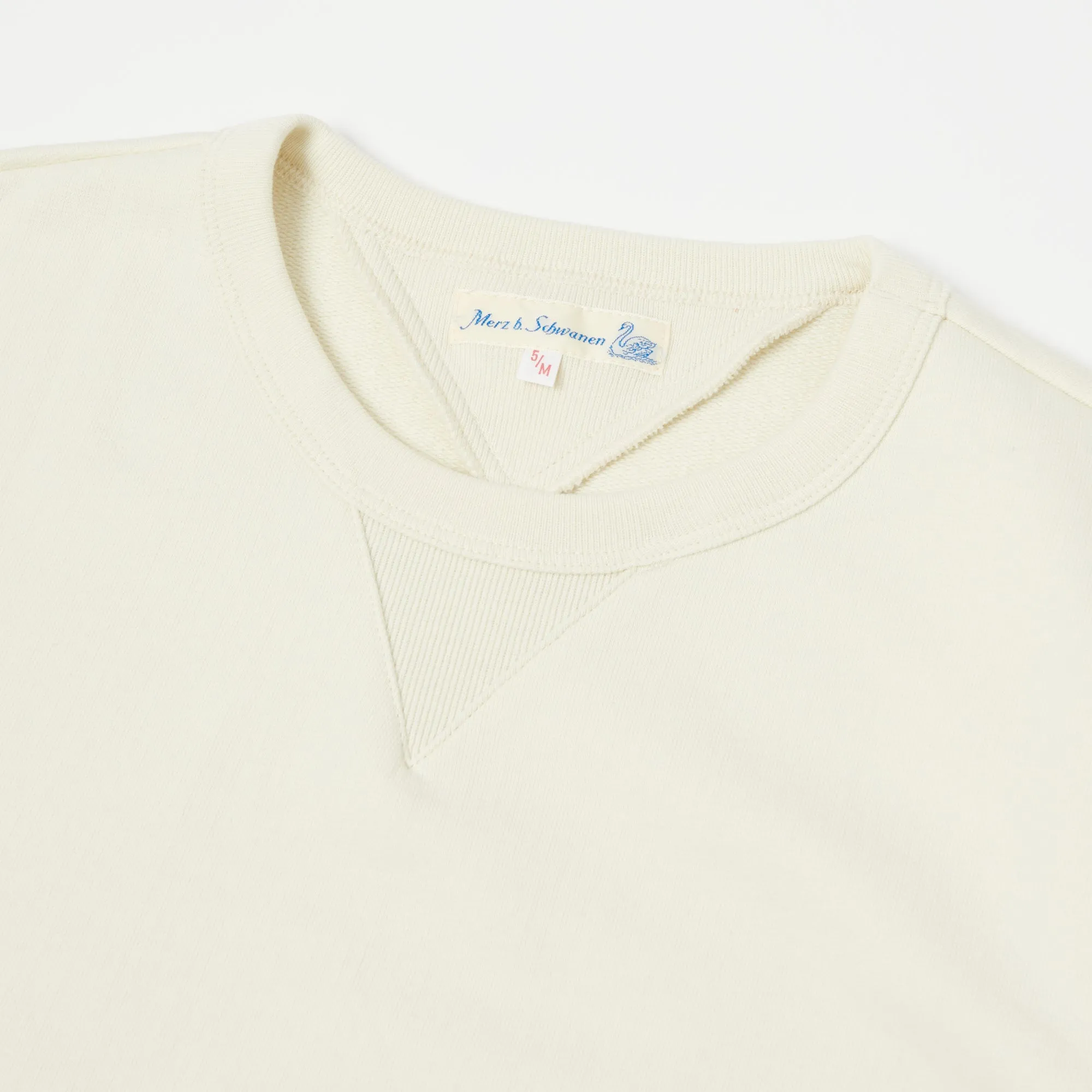 Merz b. Schwanen 346 Classic Sweatshirt - Oat sold by Son of a Stag product image thumbnail 2