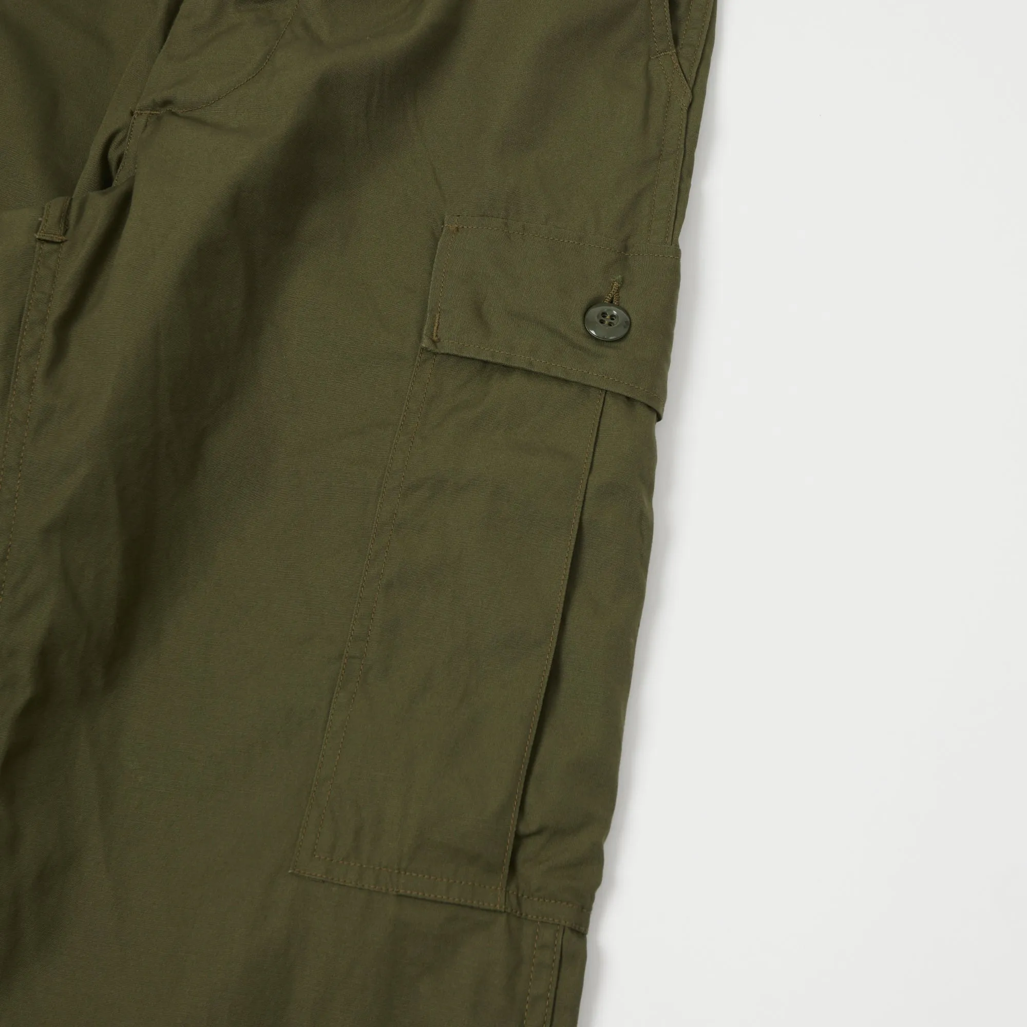 Buzz Rickson's Wind Resistant Poplin Trouser - Olive sold by Son of a Stag product image thumbnail 4