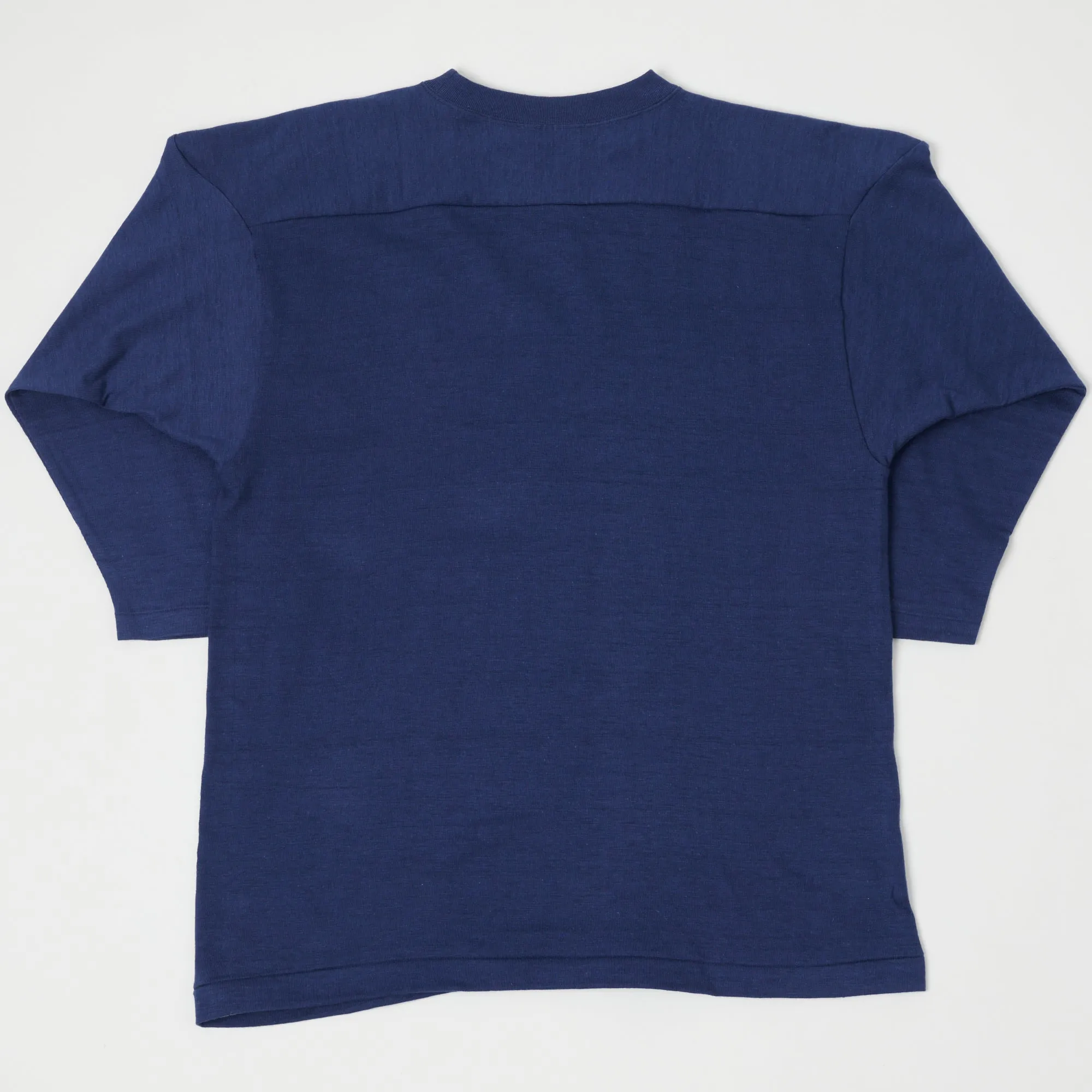 Warehouse & Co 4063 3/4 Sleeve Football T-Shirt - Navy sold by Son of a Stag product image thumbnail 3