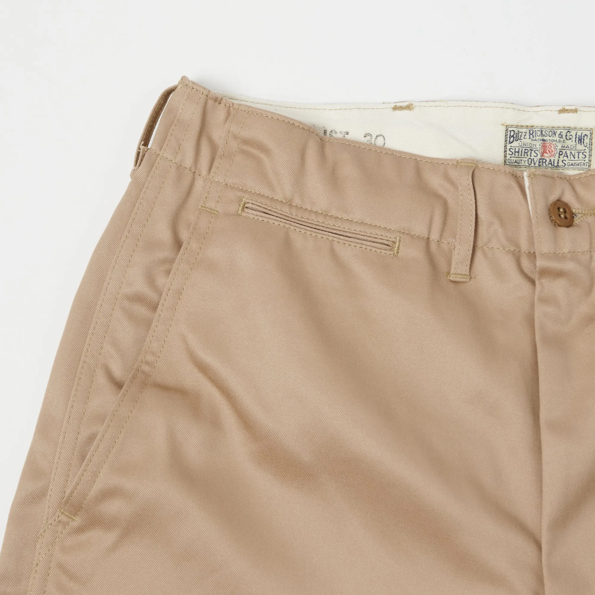 Buzz Rickson's Original-Spec. Chino - Beige sold by Son of a Stag product image thumbnail 5