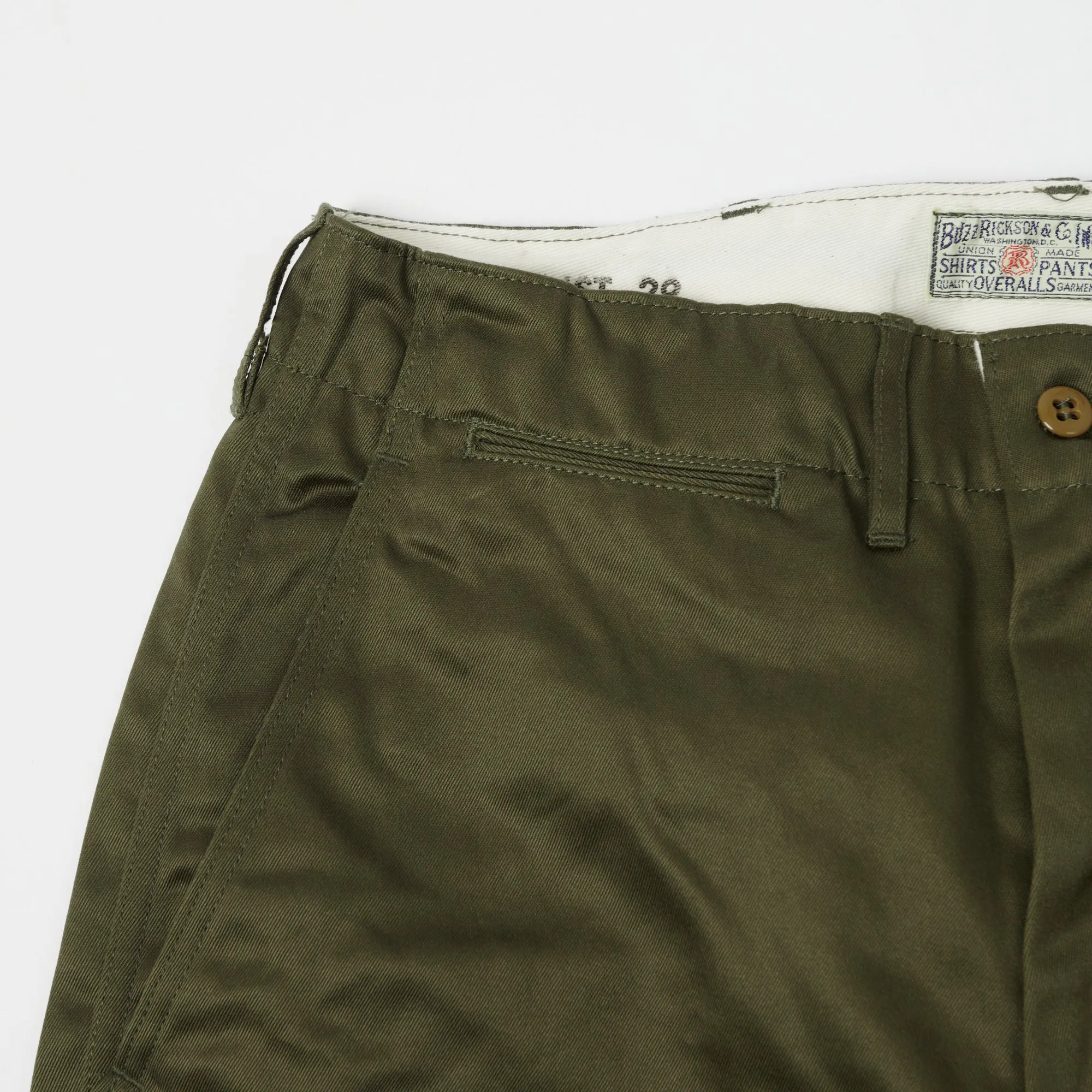 Buzz Rickson's Original-Spec. Chino - Olive sold by Son of a Stag product image thumbnail 5