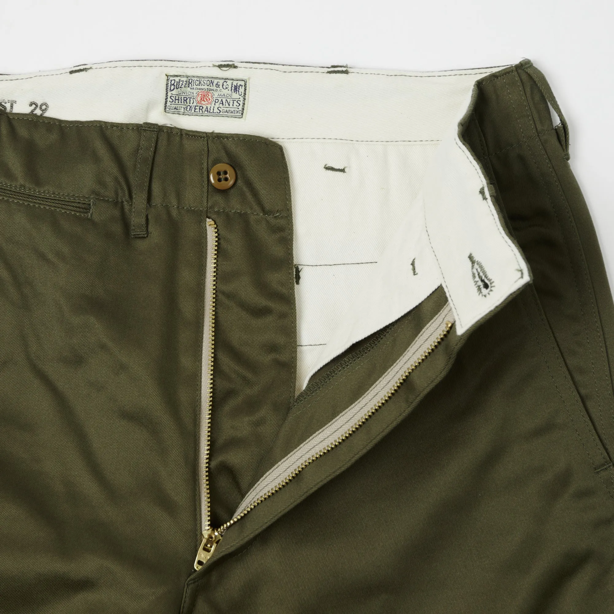 Buzz Rickson's Original-Spec. Chino - Olive sold by Son of a Stag product image thumbnail 2