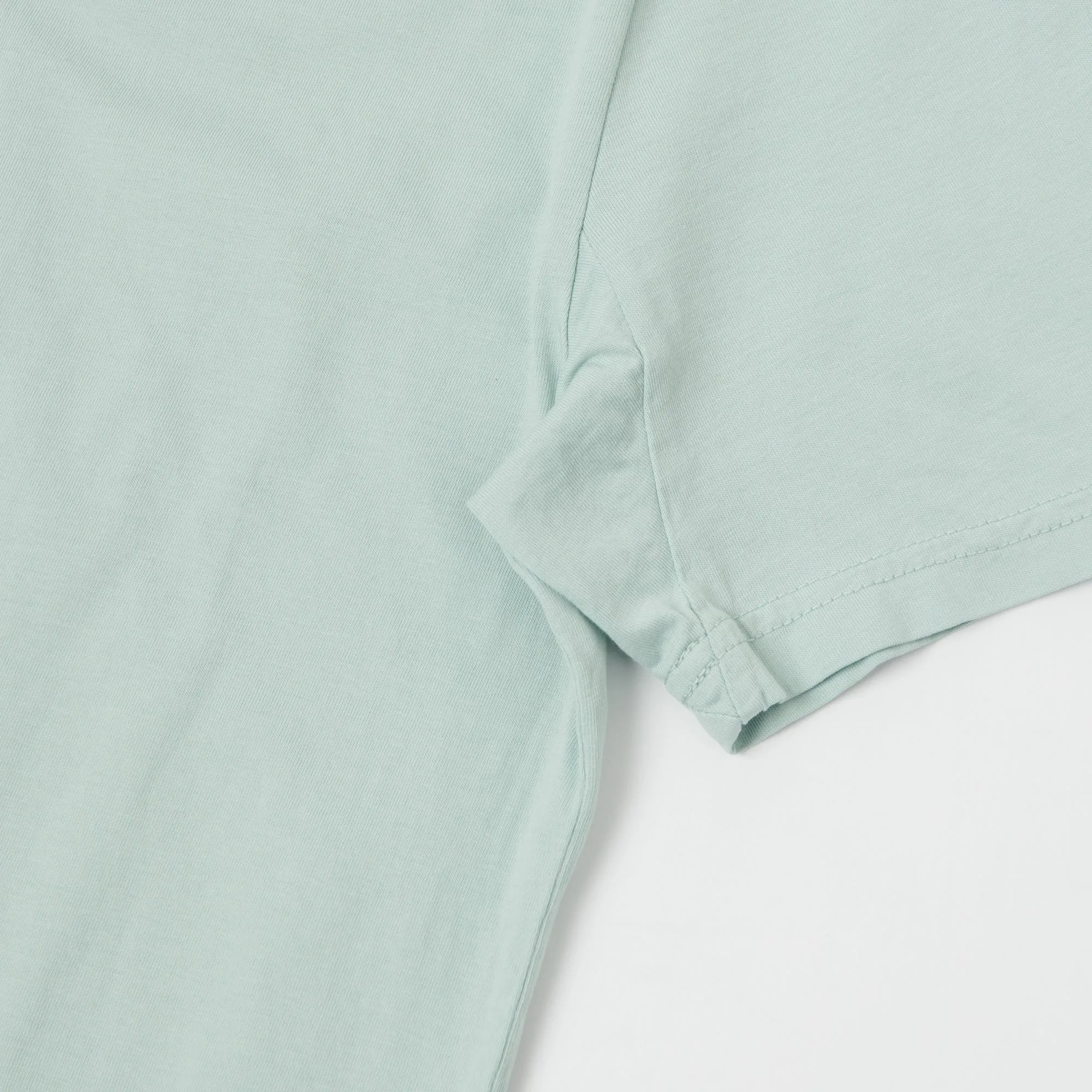 Merz b. Schwanen 'Good Basics' Vintage Wash T-Shirt - Ice sold by Son of a Stag product image thumbnail 4