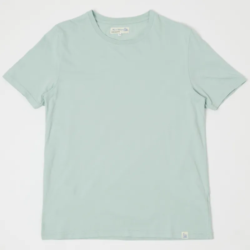 Merz b. Schwanen 'Good Basics' Vintage Wash T-Shirt - Ice sold by Son of a Stag