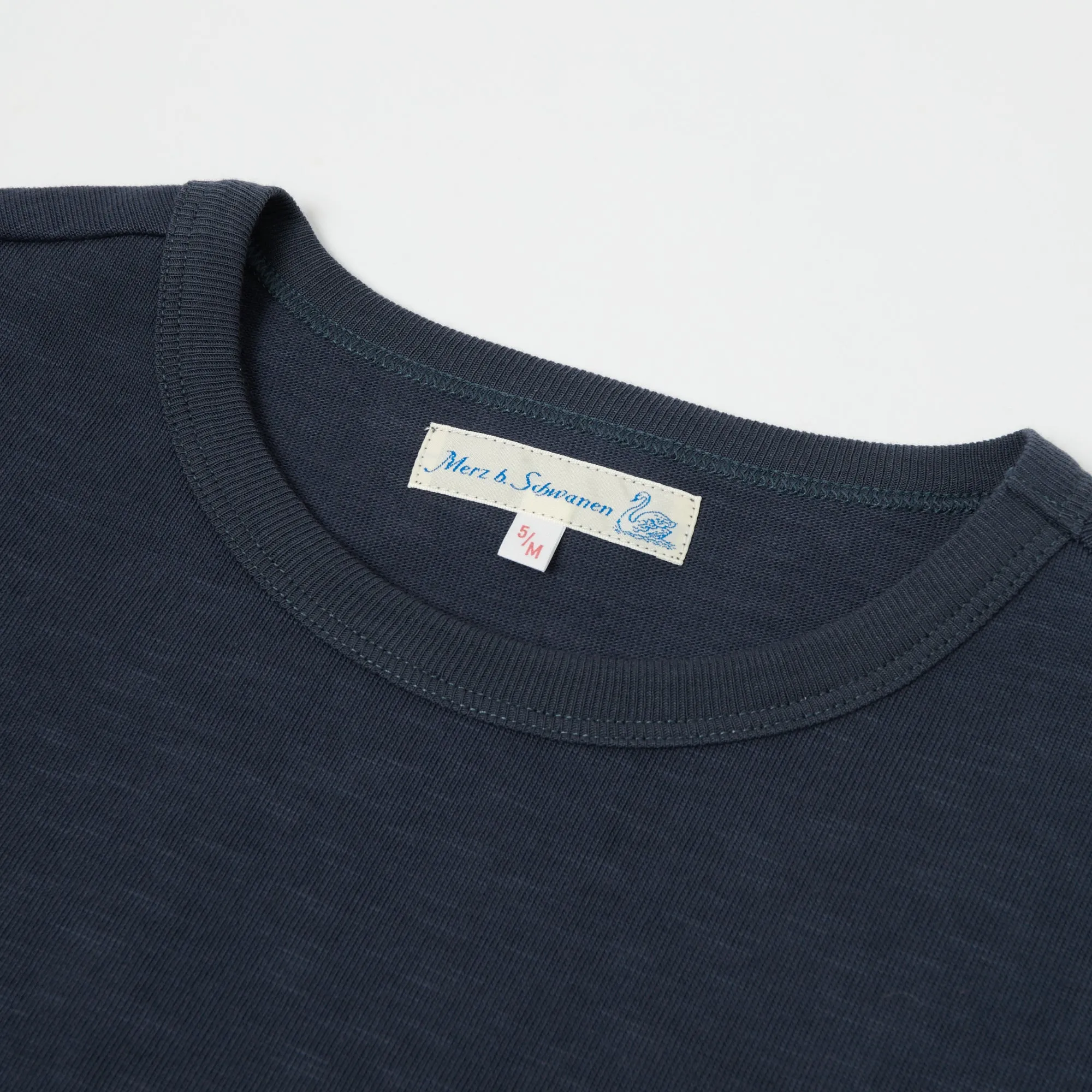 Merz b. Schwanen 2S14 Relaxed Heavyweight T-Shirt - Navy sold by Son of a Stag product image thumbnail 2