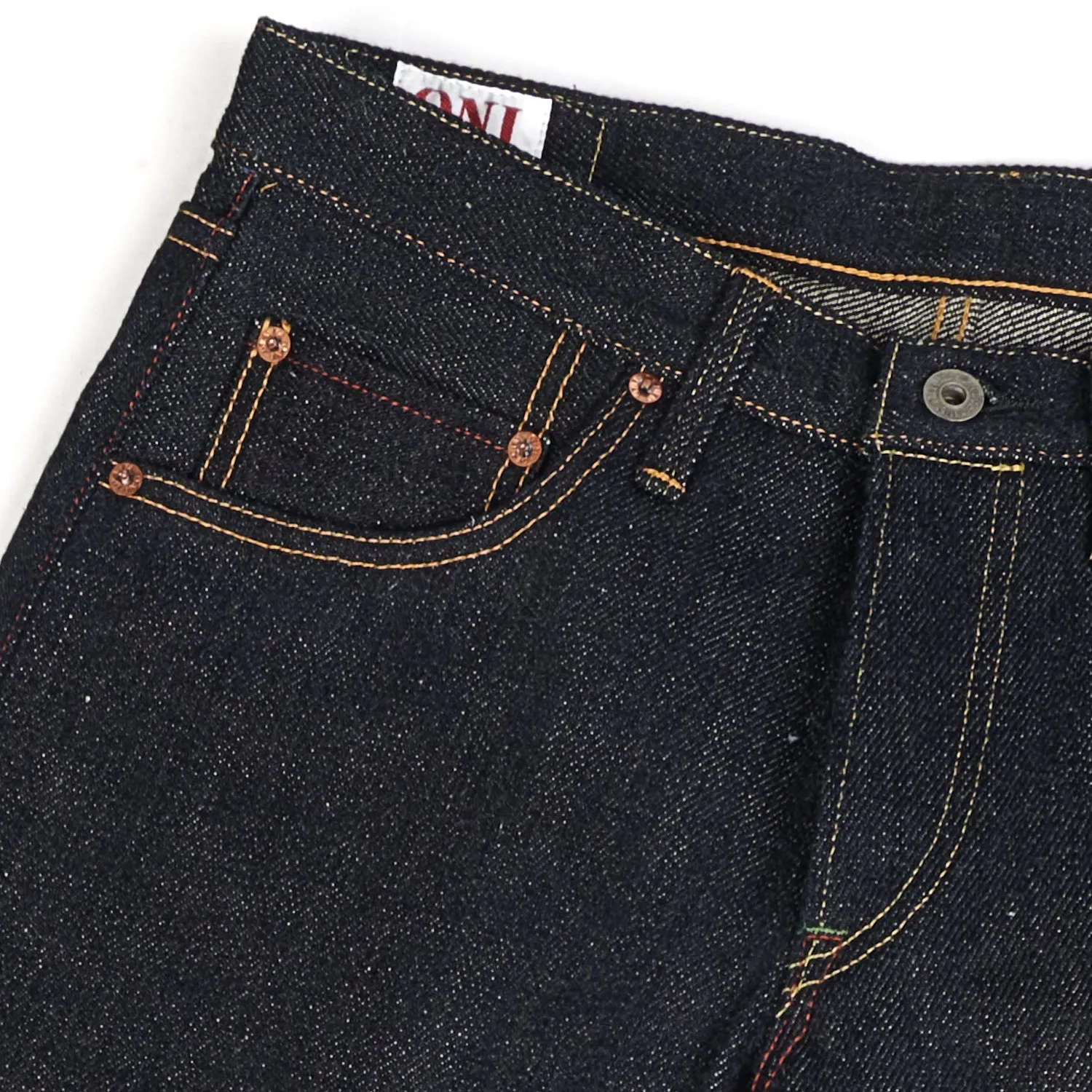 ONI Denim 622 22oz Natural Indigo 'Kabuki' Regular Tapered Jean - Raw sold by Son of a Stag product image thumbnail 4