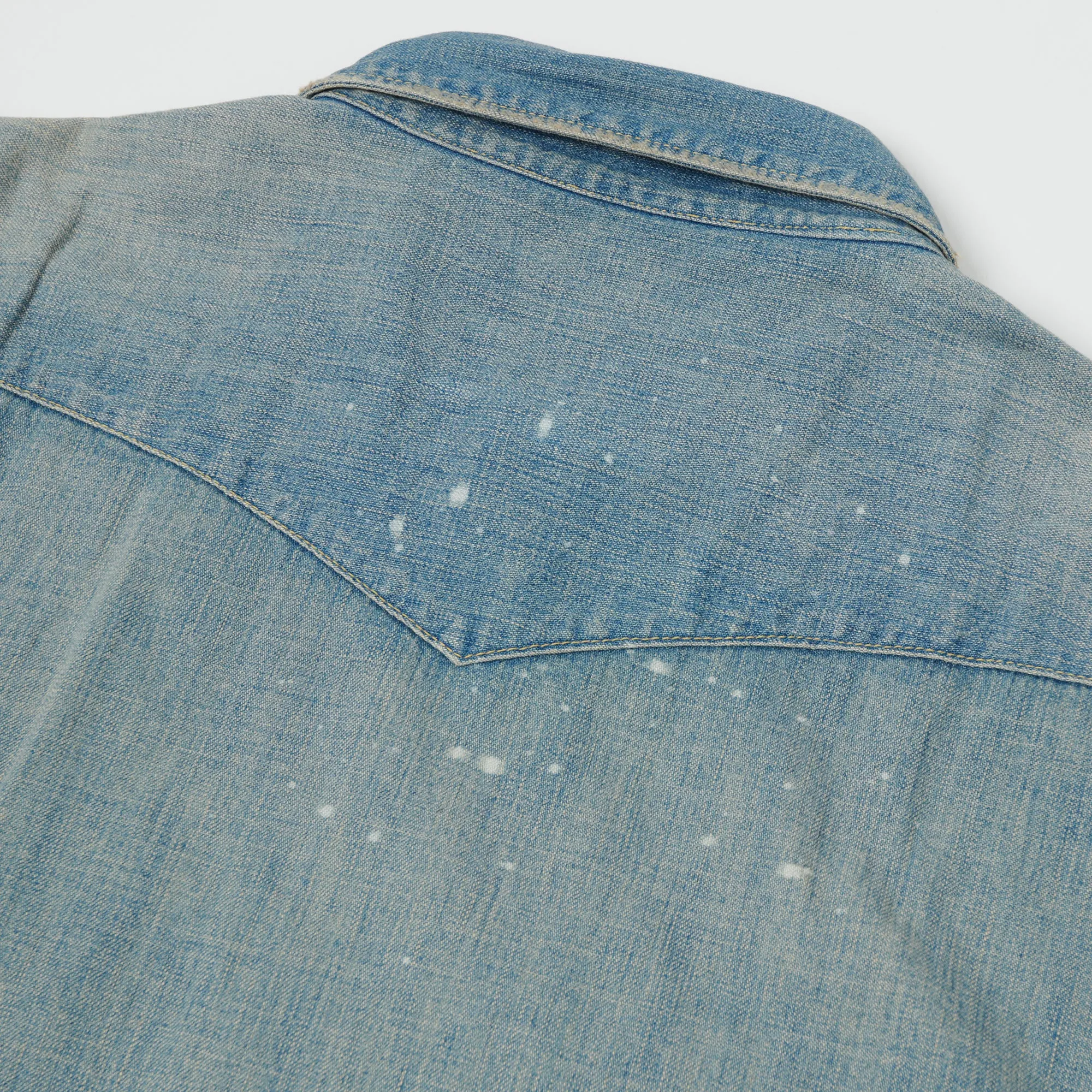 FULLCOUNT 4894 Denim Western Shirt - Heavy Wash sold by Son of a Stag product image thumbnail 3