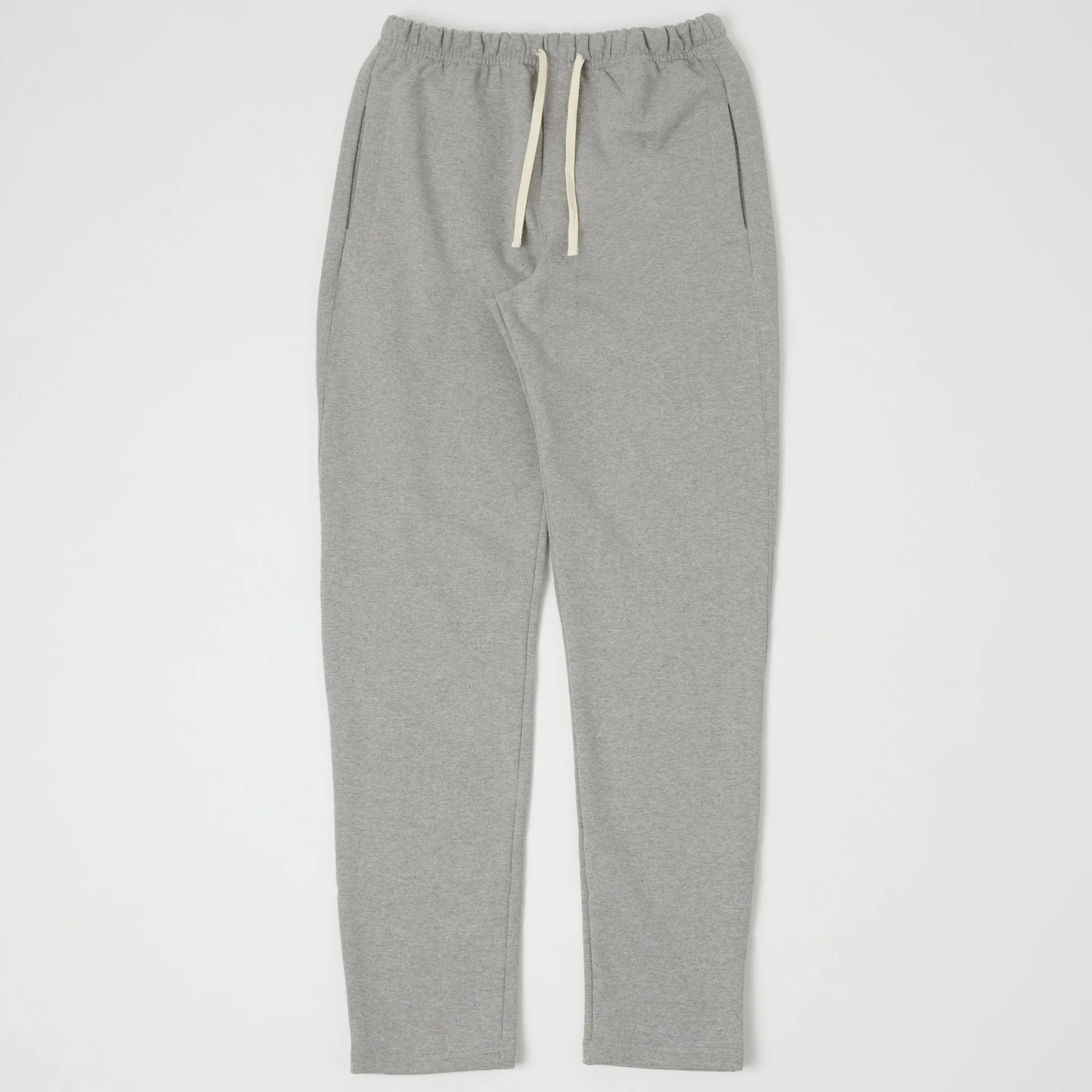 Merz b. Schwanen 'Good Basics' Relaxed Fit Sweatpants - Grey Melange sold by Son of a Stag