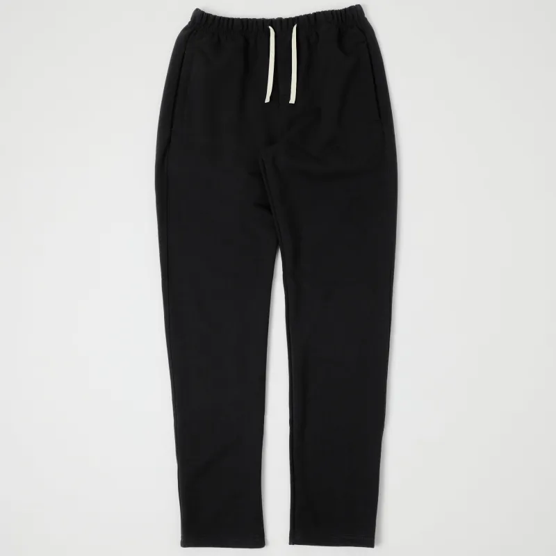 Merz b. Schwanen 'Good Basics' Relaxed Fit Sweatpants - Deep Black sold by Son of a Stag