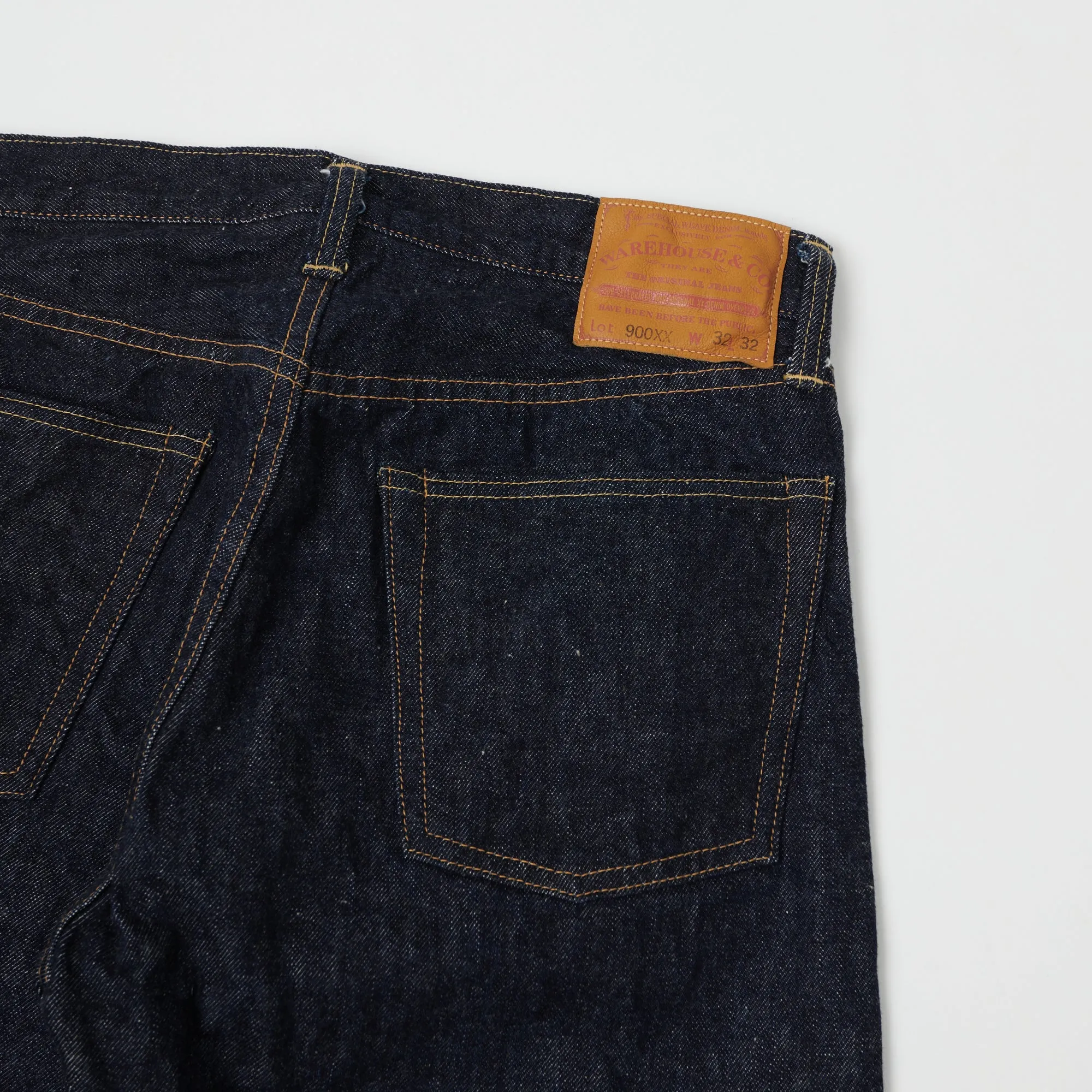 Warehouse & Co 900XX 13.5oz Slim Tapered Jean - One Wash sold by Son of a Stag product image thumbnail 2