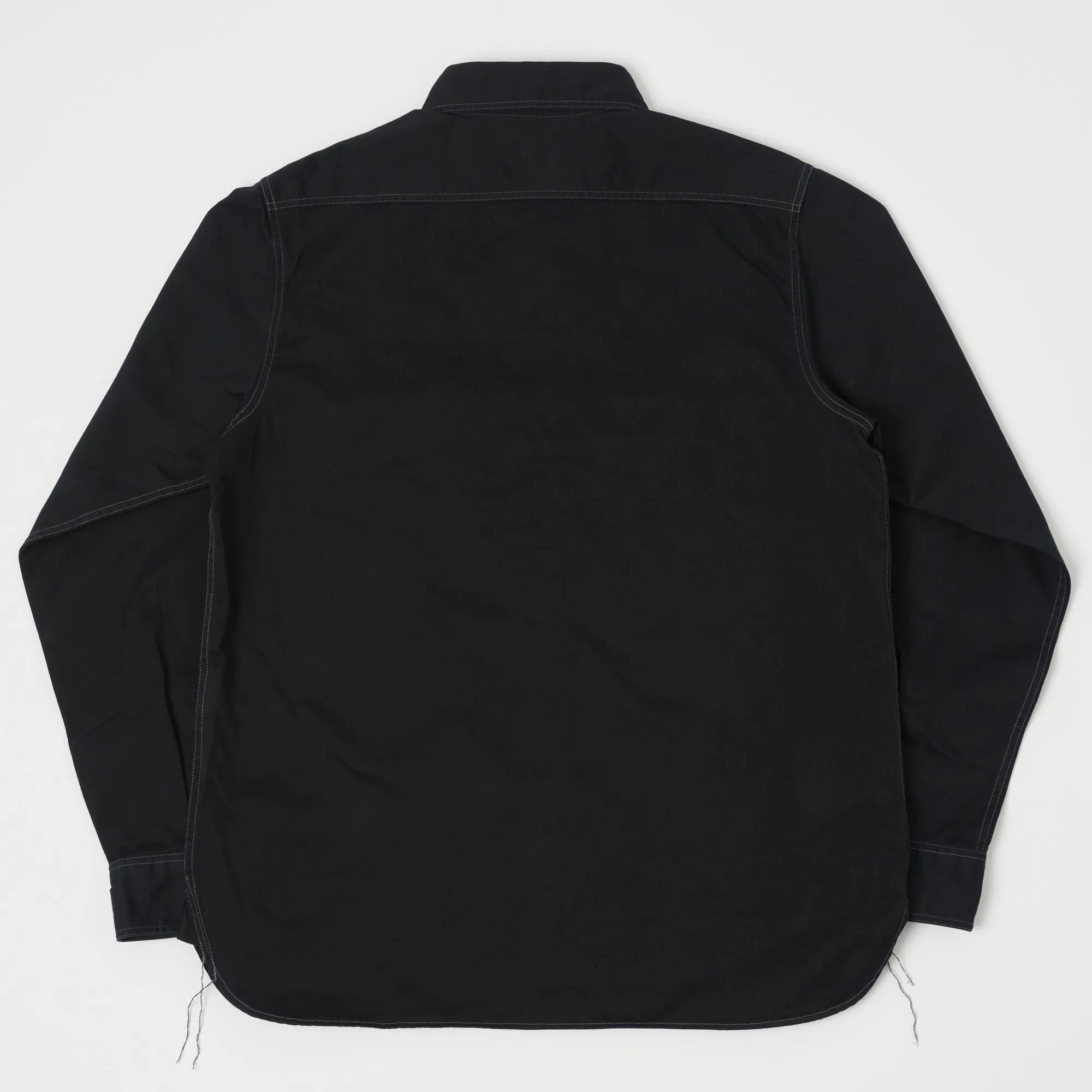 Buzz Rickson's Herringbone Work Shirt - Black sold by Son of a Stag product image thumbnail 3
