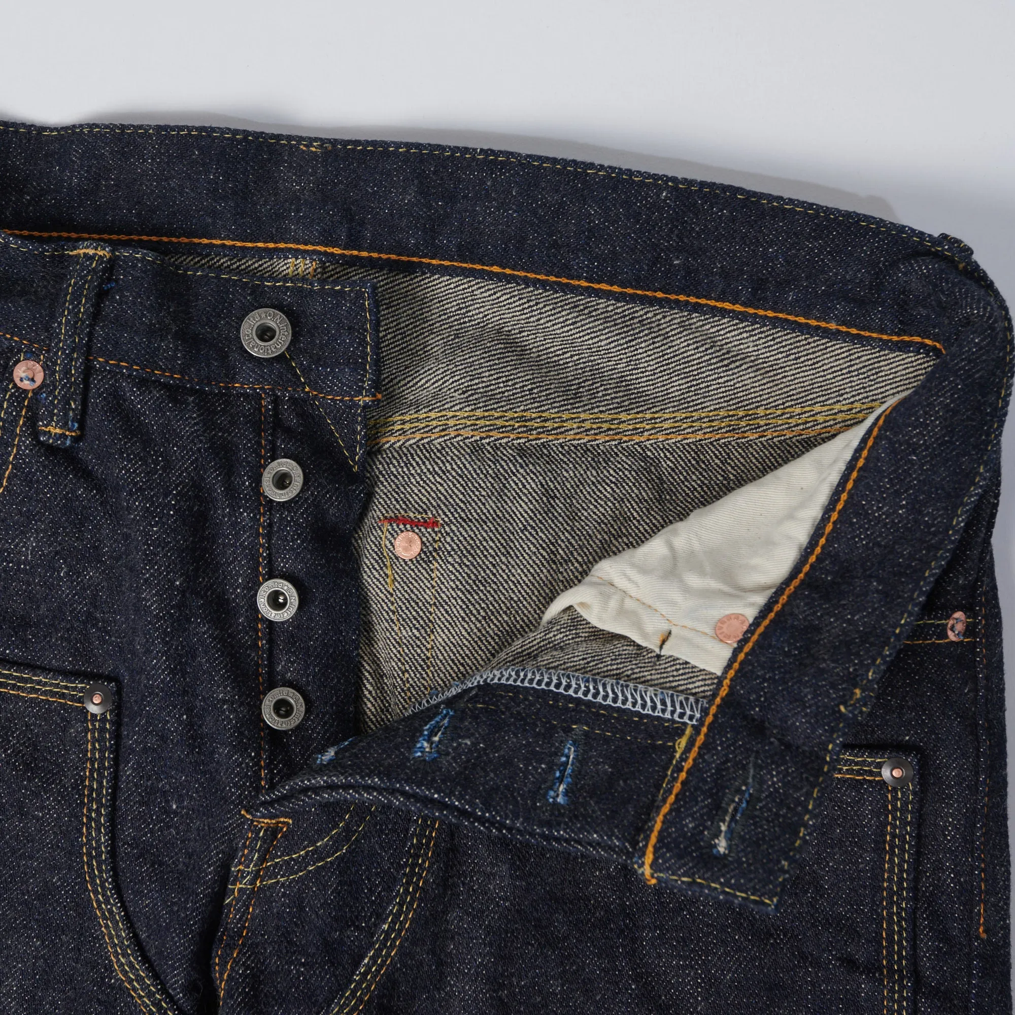 ONI Denim 547DIZR-DK 20oz 'Dark Indigo Secret Denim' Slim Straight Jean - One Wash sold by Son of a Stag product image thumbnail 5