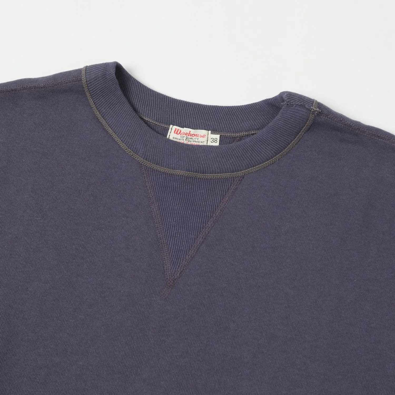 Warehouse & Co 401 Plain Sweatshirt - Navy sold by Son of a Stag product image thumbnail 2