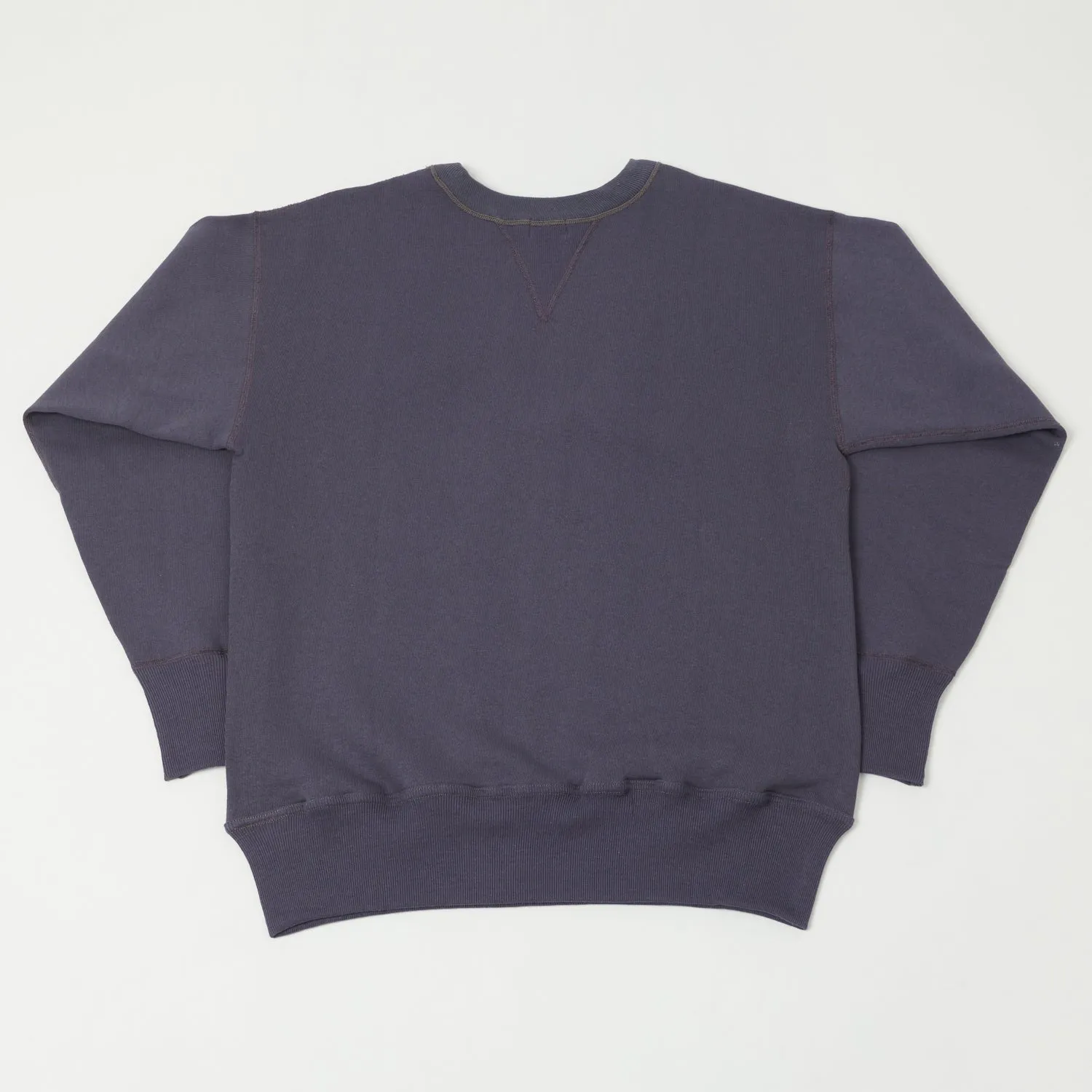 Warehouse & Co 401 Plain Sweatshirt - Navy sold by Son of a Stag product image thumbnail 5