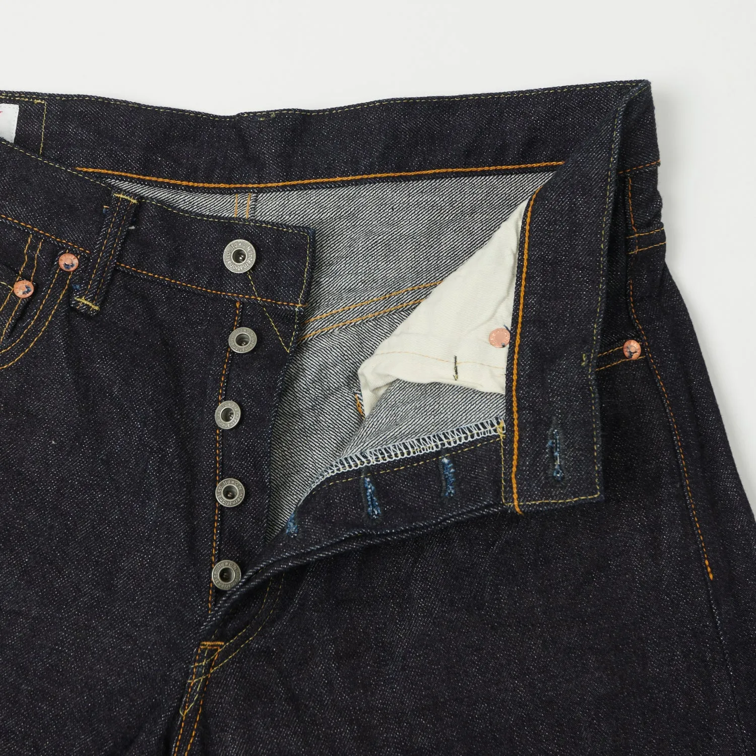 ONI Denim 200 15oz Wide Straight Jean - One Wash sold by Son of a Stag product image thumbnail 4
