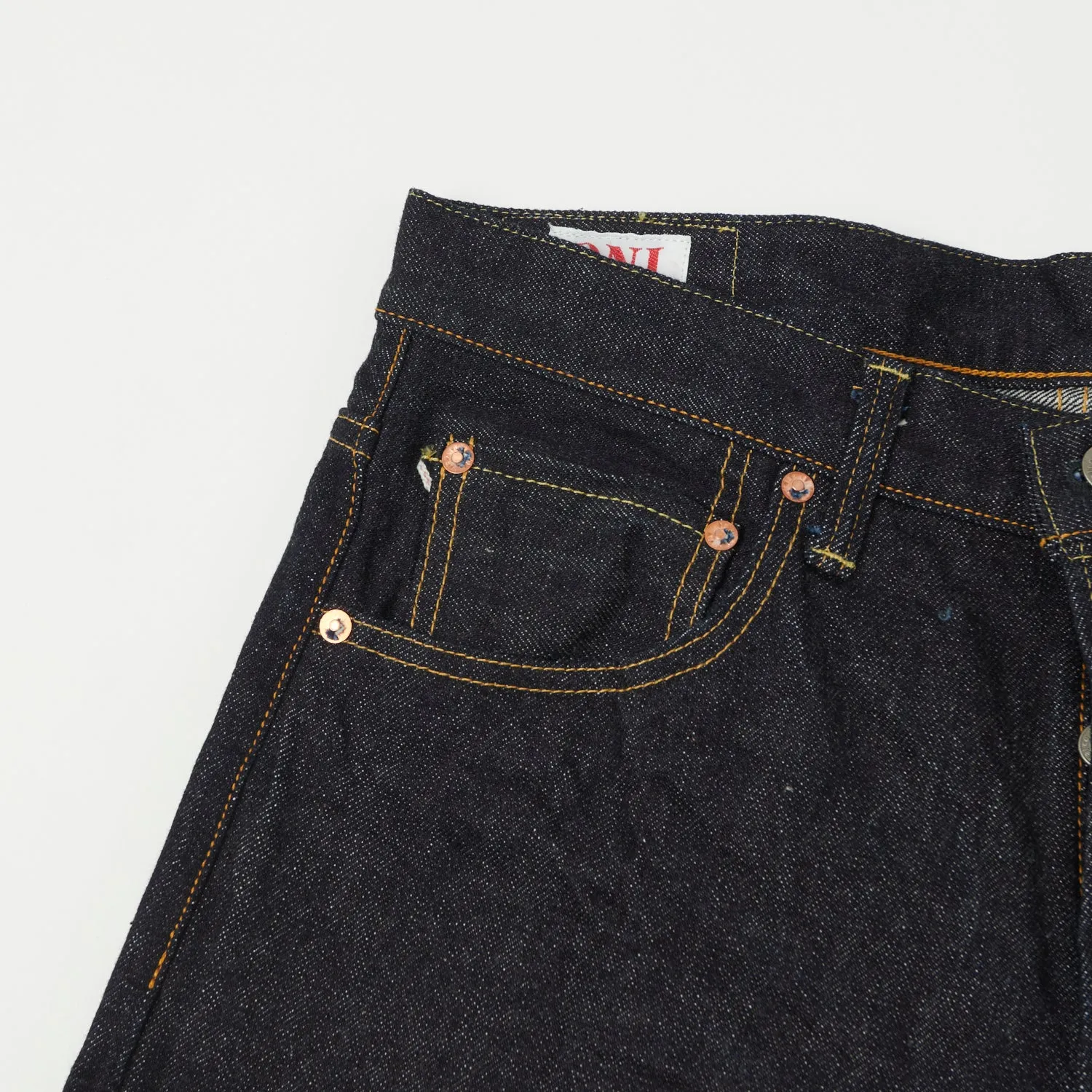 ONI Denim 200 15oz Wide Straight Jean - One Wash sold by Son of a Stag product image thumbnail 5