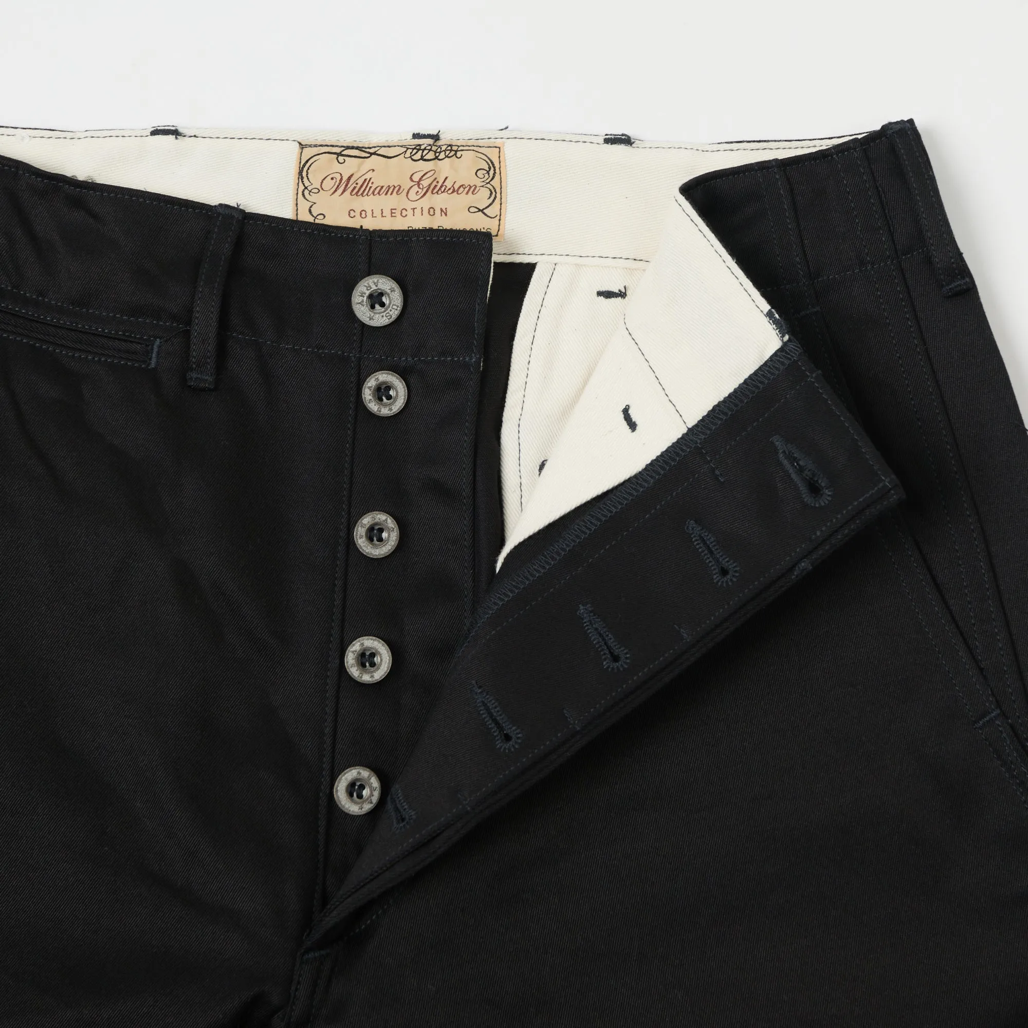 Buzz Rickson's x William Gibson 'Early Model' 1942 Chino - Black sold by Son of a Stag product image thumbnail 2