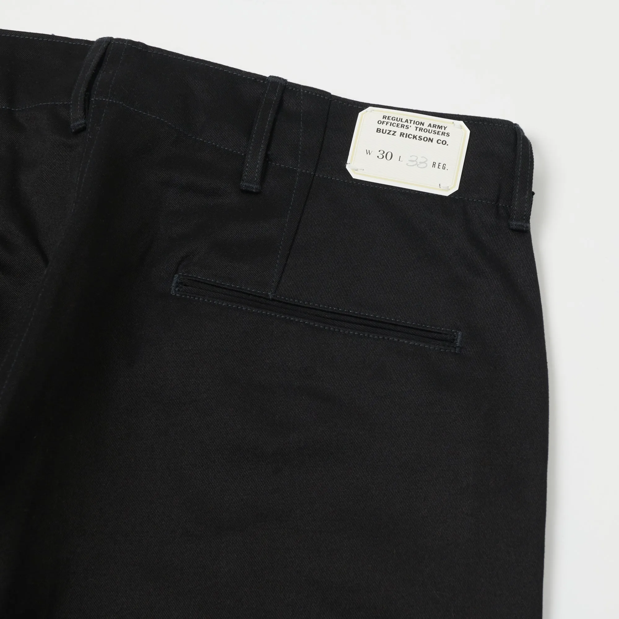 Buzz Rickson's x William Gibson 'Early Model' 1942 Chino - Black sold by Son of a Stag product image thumbnail 4