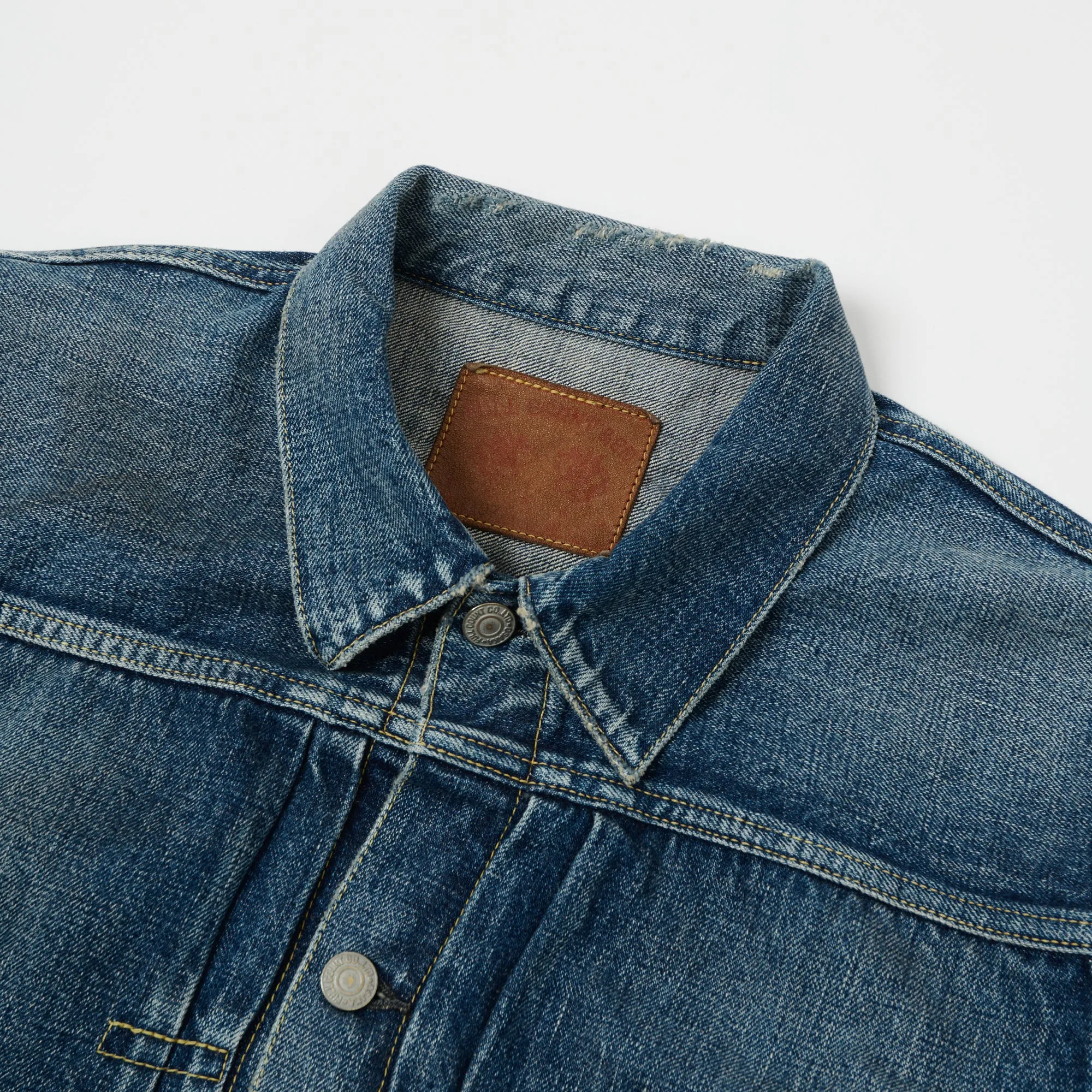 FULLCOUNT 2107 13.75oz Type I Denim Jacket - 'Dartford' Wash sold by Son of a Stag product image thumbnail 2
