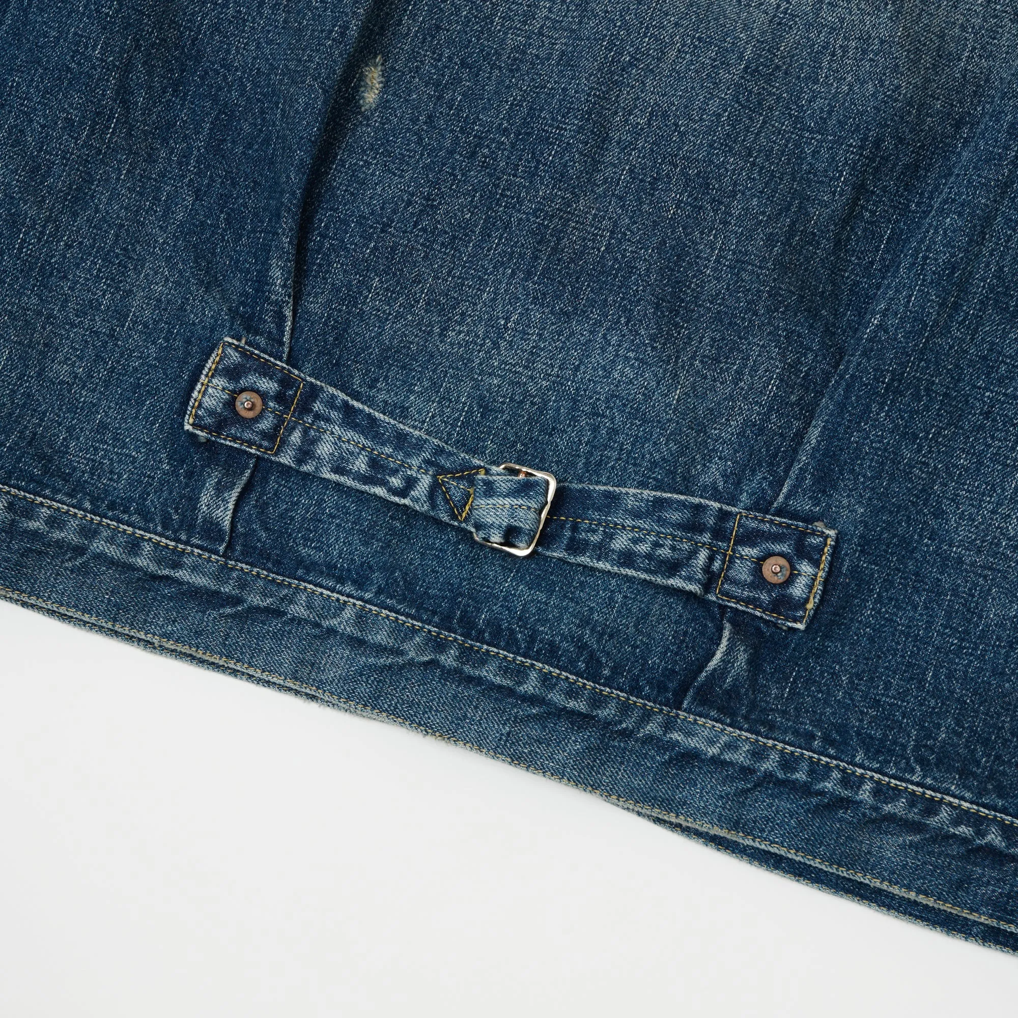 FULLCOUNT 2107 13.75oz Type I Denim Jacket - 'Dartford' Wash sold by Son of a Stag product image thumbnail 5