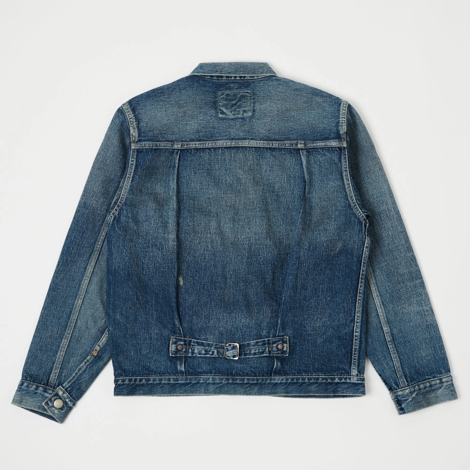 FULLCOUNT 2107 13.75oz Type I Denim Jacket - 'Dartford' Wash sold by Son of a Stag product image thumbnail 4