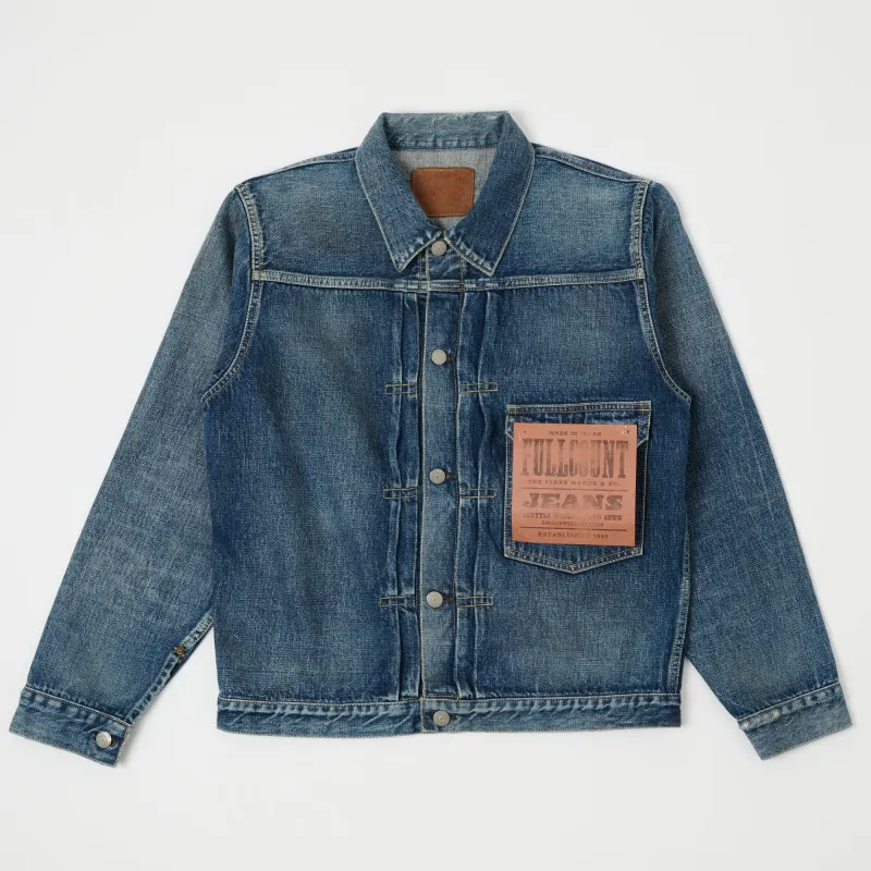 FULLCOUNT 2107 13.75oz Type I Denim Jacket - 'Dartford' Wash sold by Son of a Stag