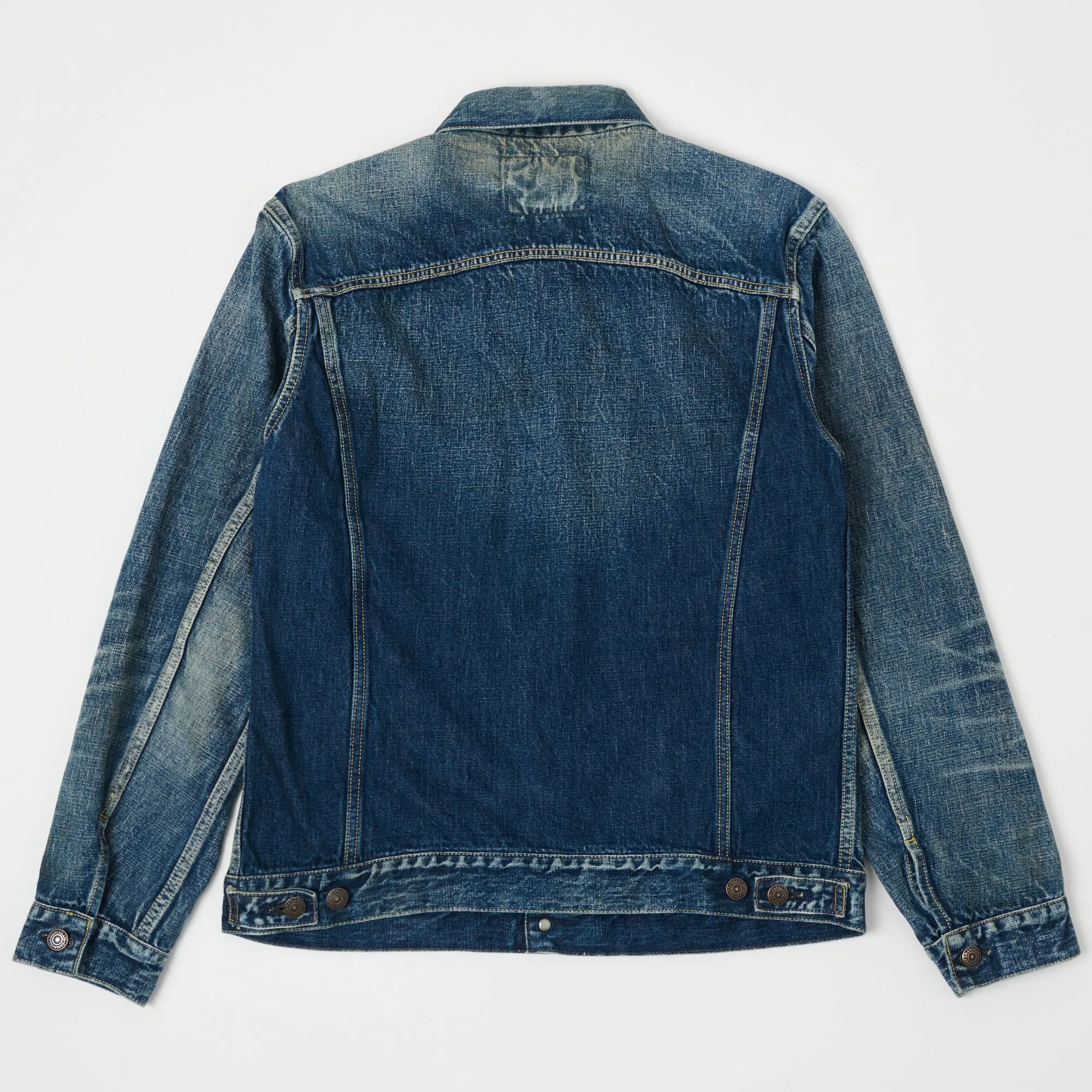 FULLCOUNT 2101 13.7oz Type III Denim Jacket - 'More Than Real' Wash sold by Son of a Stag product image thumbnail 4