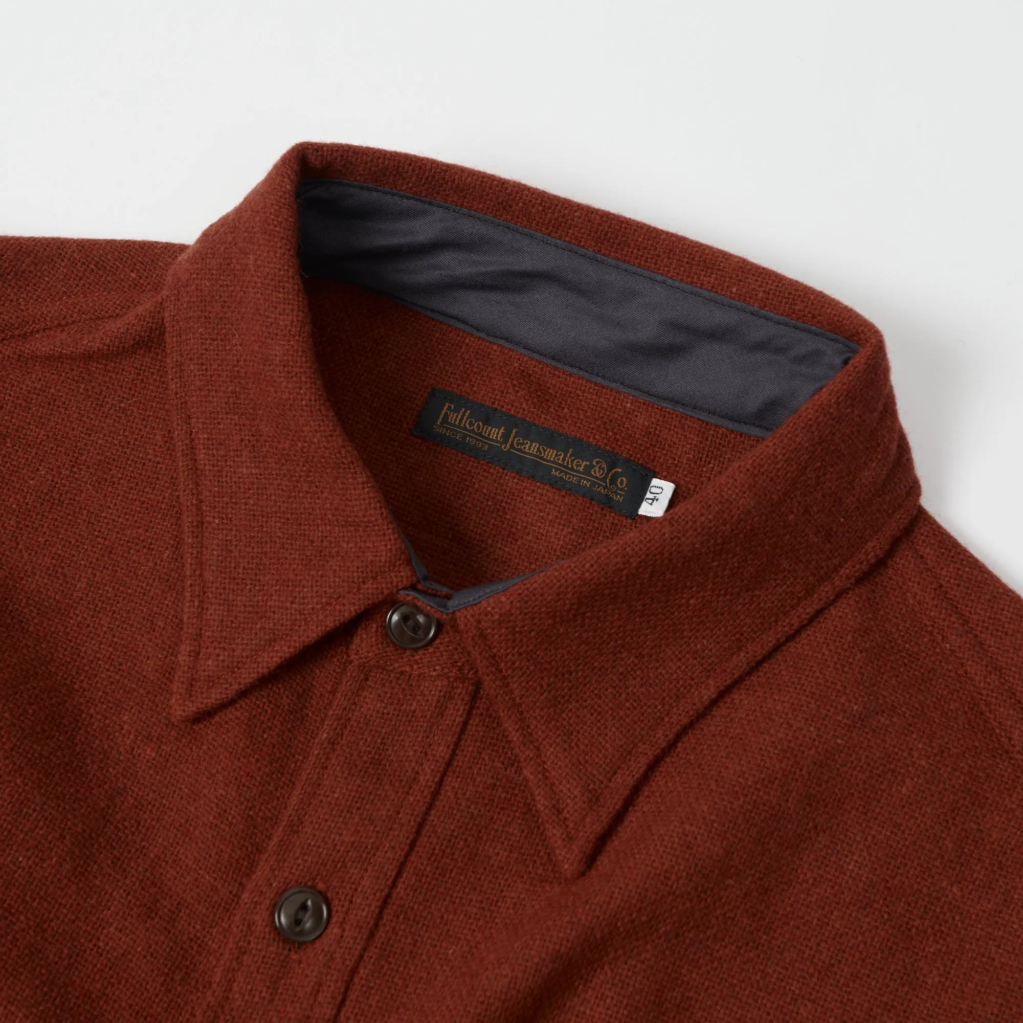 FULLCOUNT 4059 Wool CPO Shirt - Renga sold by Son of a Stag product image thumbnail 2
