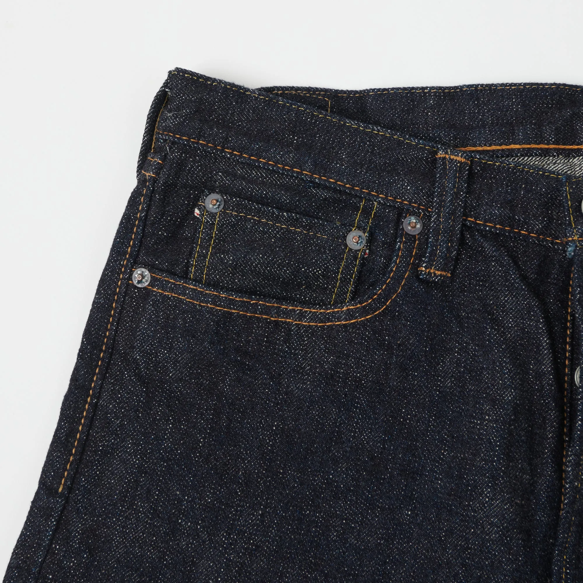 FULLCOUNT 1108 'Super Rough' 15.5oz Regular Straight Jean - One Wash sold by Son of a Stag product image thumbnail 4