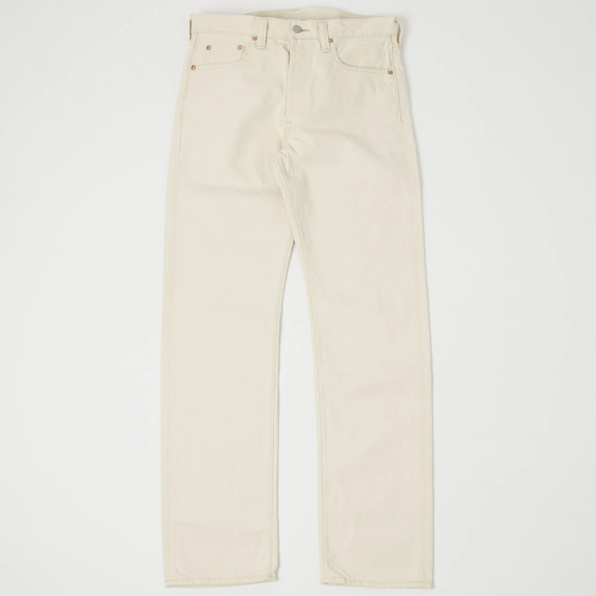 FULLCOUNT 1108 13.7oz Regular Straight Jean - Ecru One Wash sold by Son of a Stag