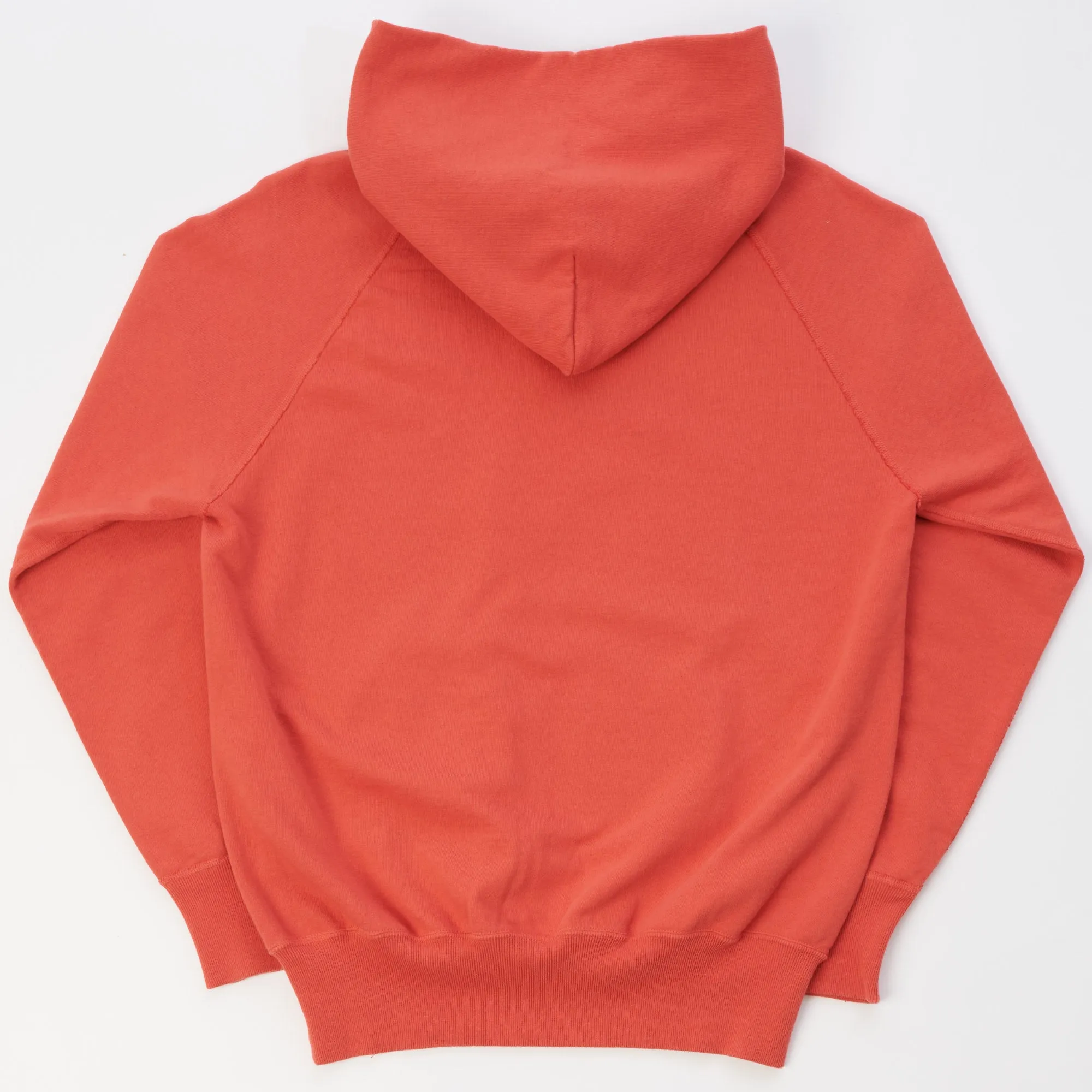 Warehouse & Co 462 Raglan Sleeve Hooded Sweatshirt - Faded Red sold by Son of a Stag product image thumbnail 3