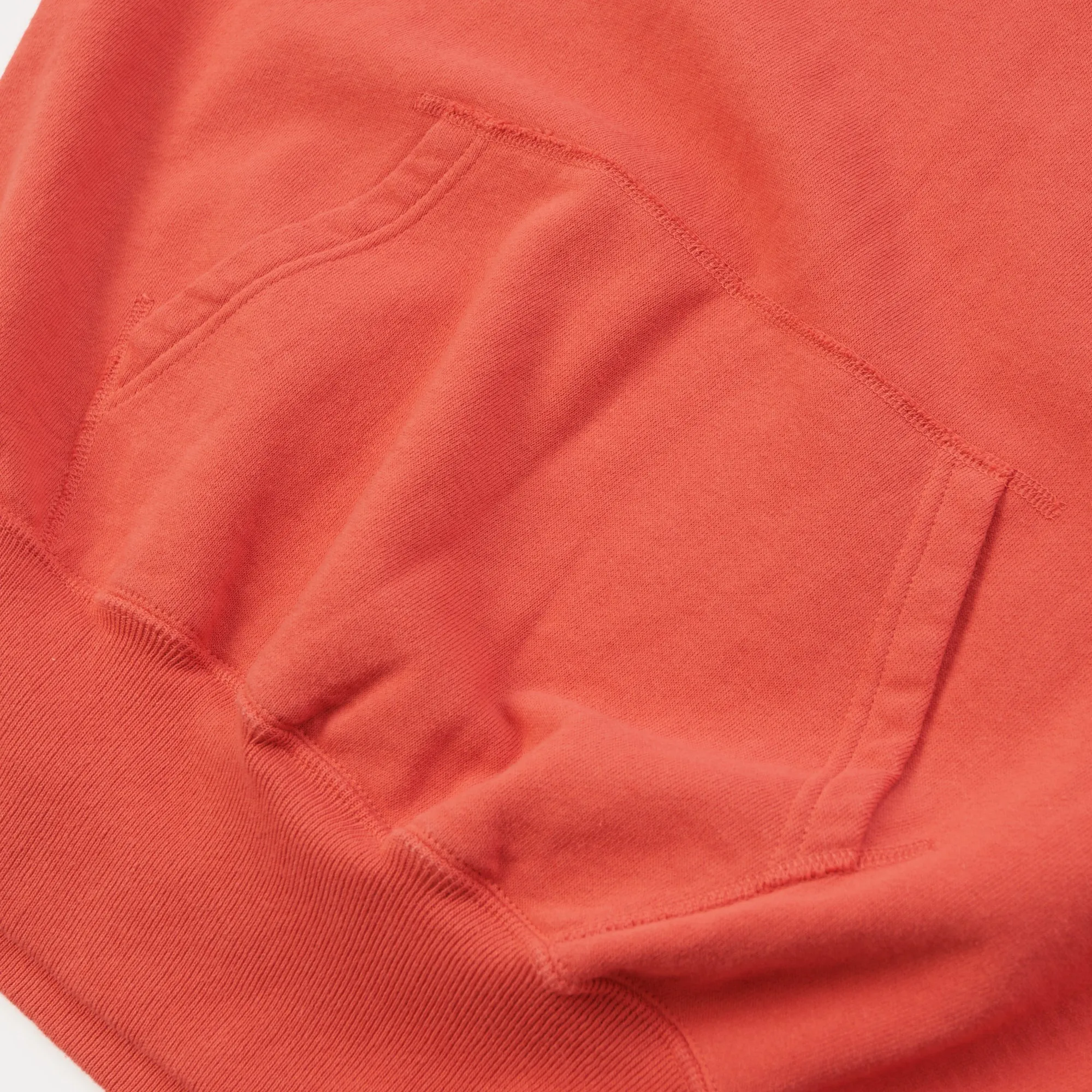 Warehouse & Co 462 Raglan Sleeve Hooded Sweatshirt - Faded Red sold by Son of a Stag product image thumbnail 4