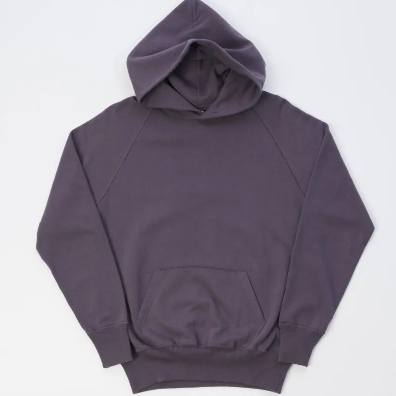 Warehouse & Co 462 Raglan Sleeve Hooded Sweatshirt - Navy sold by Son of a Stag