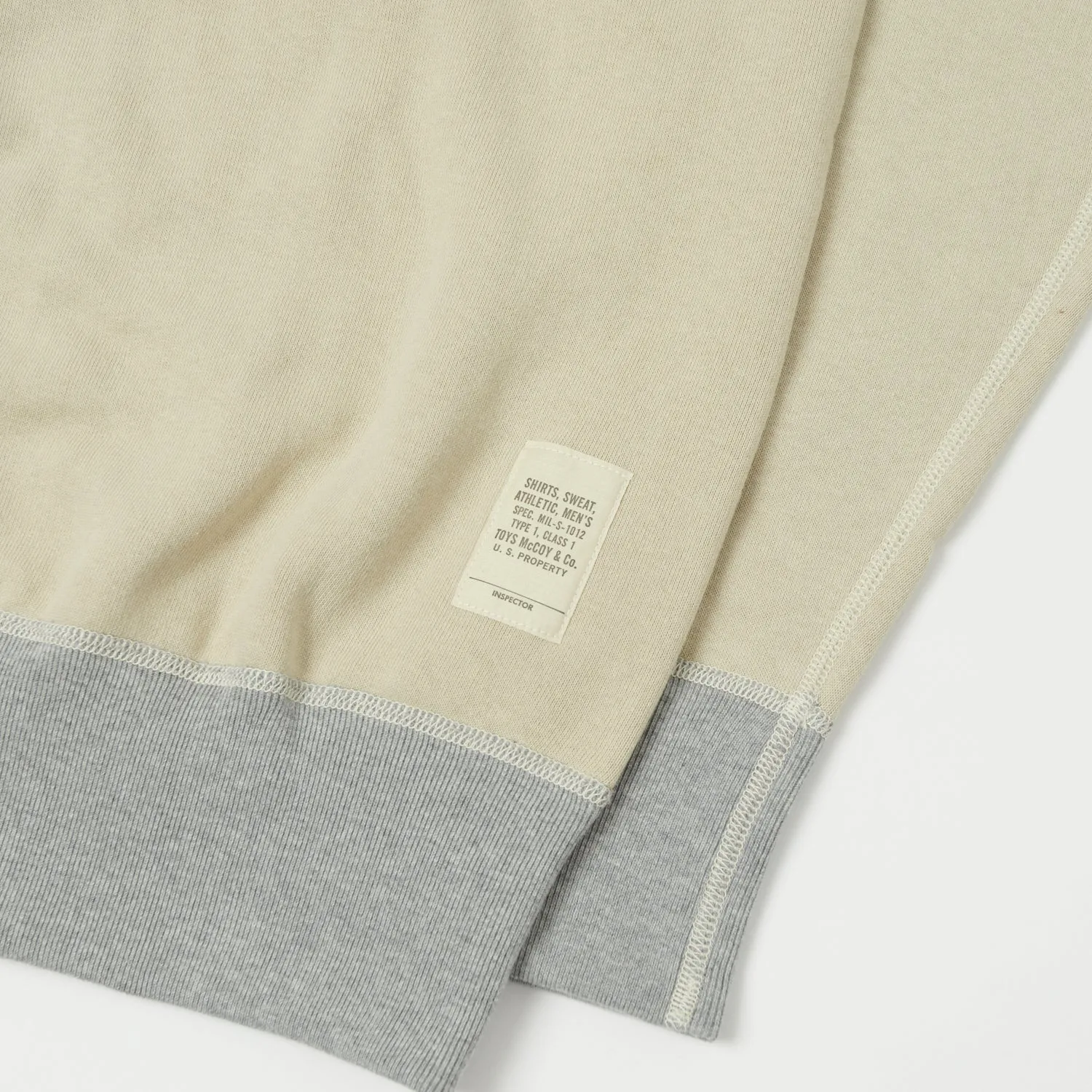 TOYS McCOY U.S.N Print Sweatshirt - Sand sold by Son of a Stag product image thumbnail 4