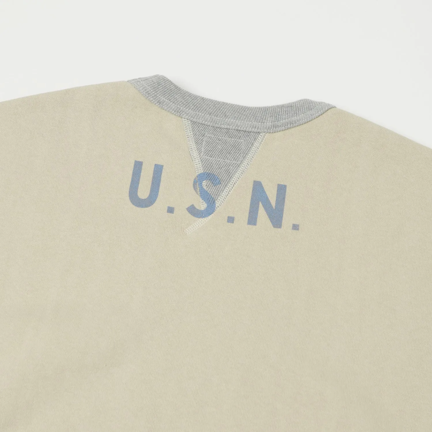 TOYS McCOY U.S.N Print Sweatshirt - Sand sold by Son of a Stag product image thumbnail 2