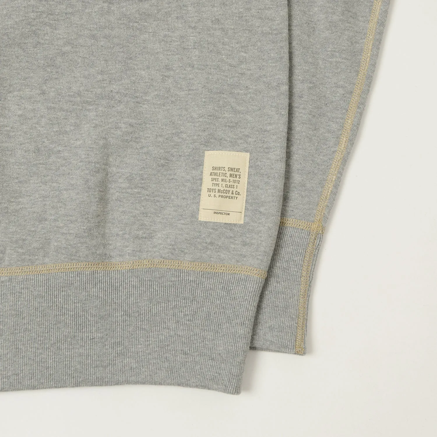 TOYS McCOY U.S.N Print Sweatshirt - Grey sold by Son of a Stag product image thumbnail 4