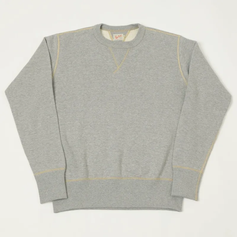 TOYS McCOY U.S.N Print Sweatshirt - Grey sold by Son of a Stag