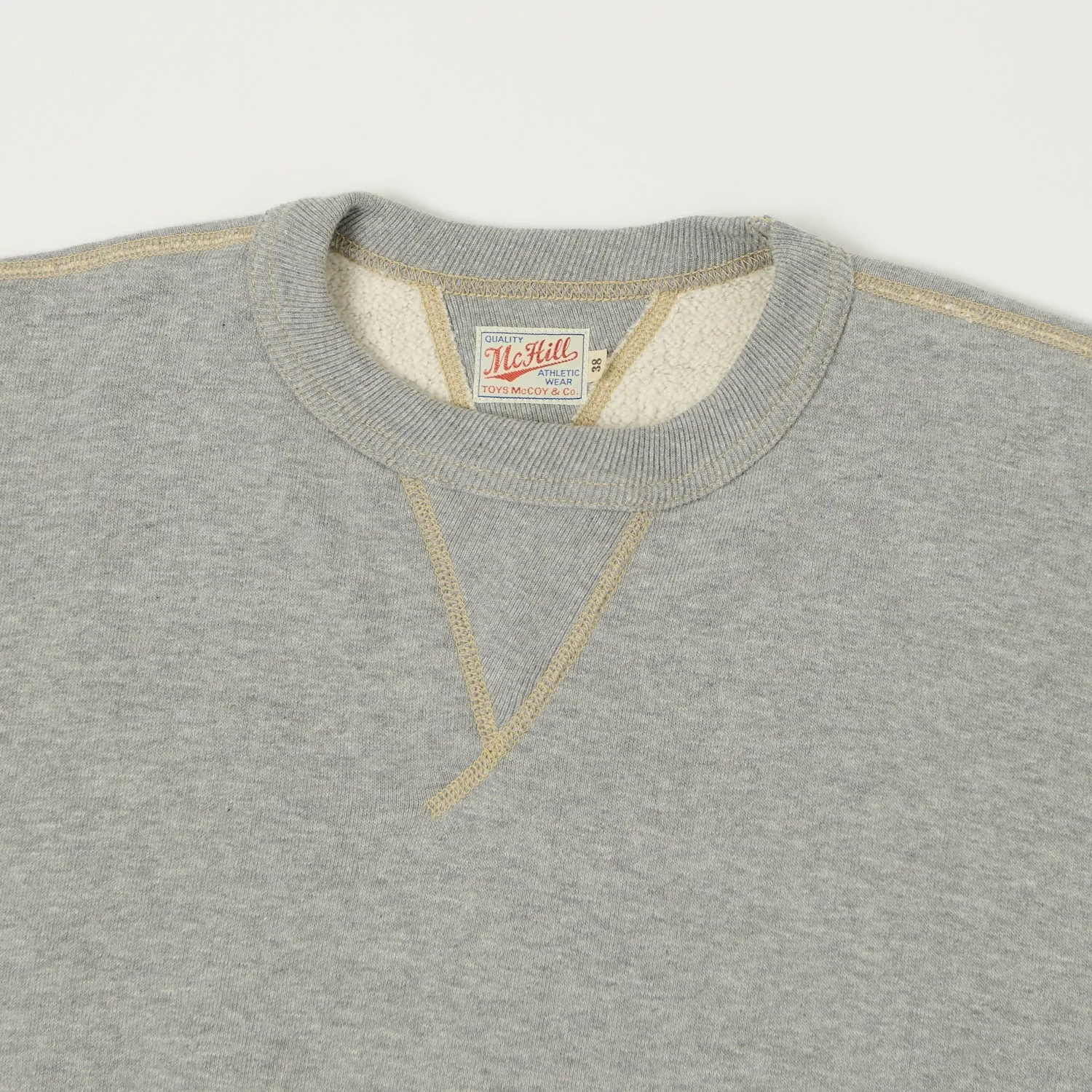 TOYS McCOY U.S.N Print Sweatshirt - Grey sold by Son of a Stag product image thumbnail 3