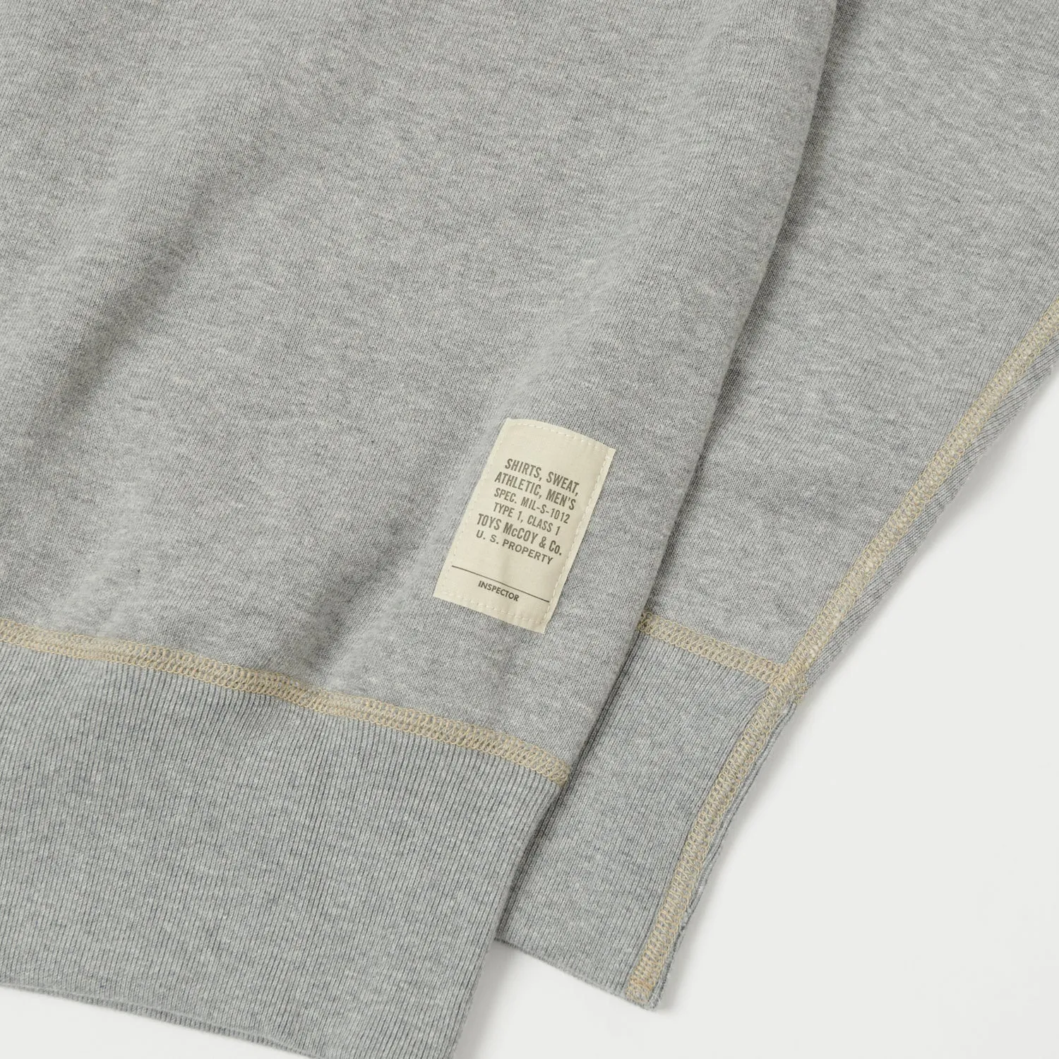 TOYS McCOY U.S.A.F Print Sweatshirt - Grey sold by Son of a Stag product image thumbnail 3