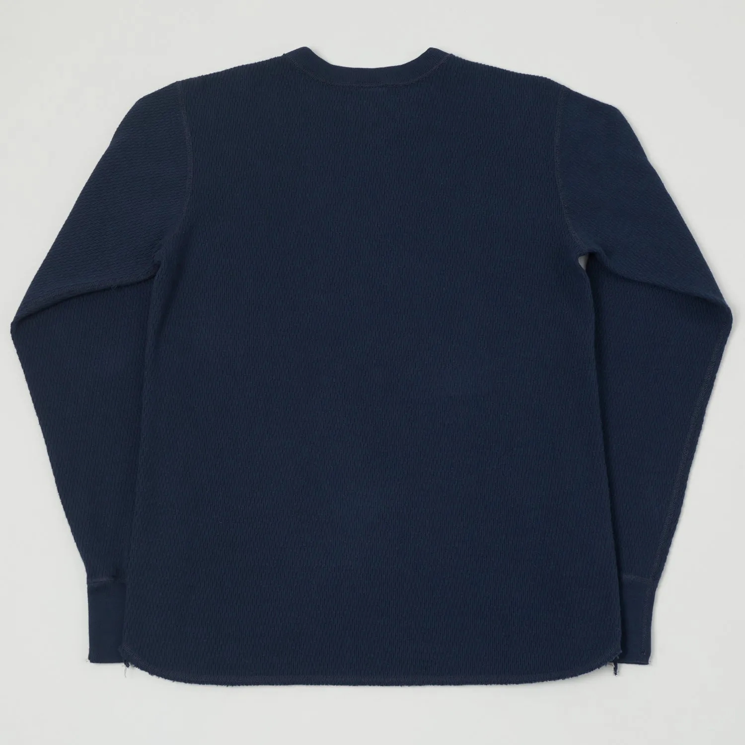 Buzz Rickson's Long Sleeve Thermal T-Shirt - Navy sold by Son of a Stag product image thumbnail 4