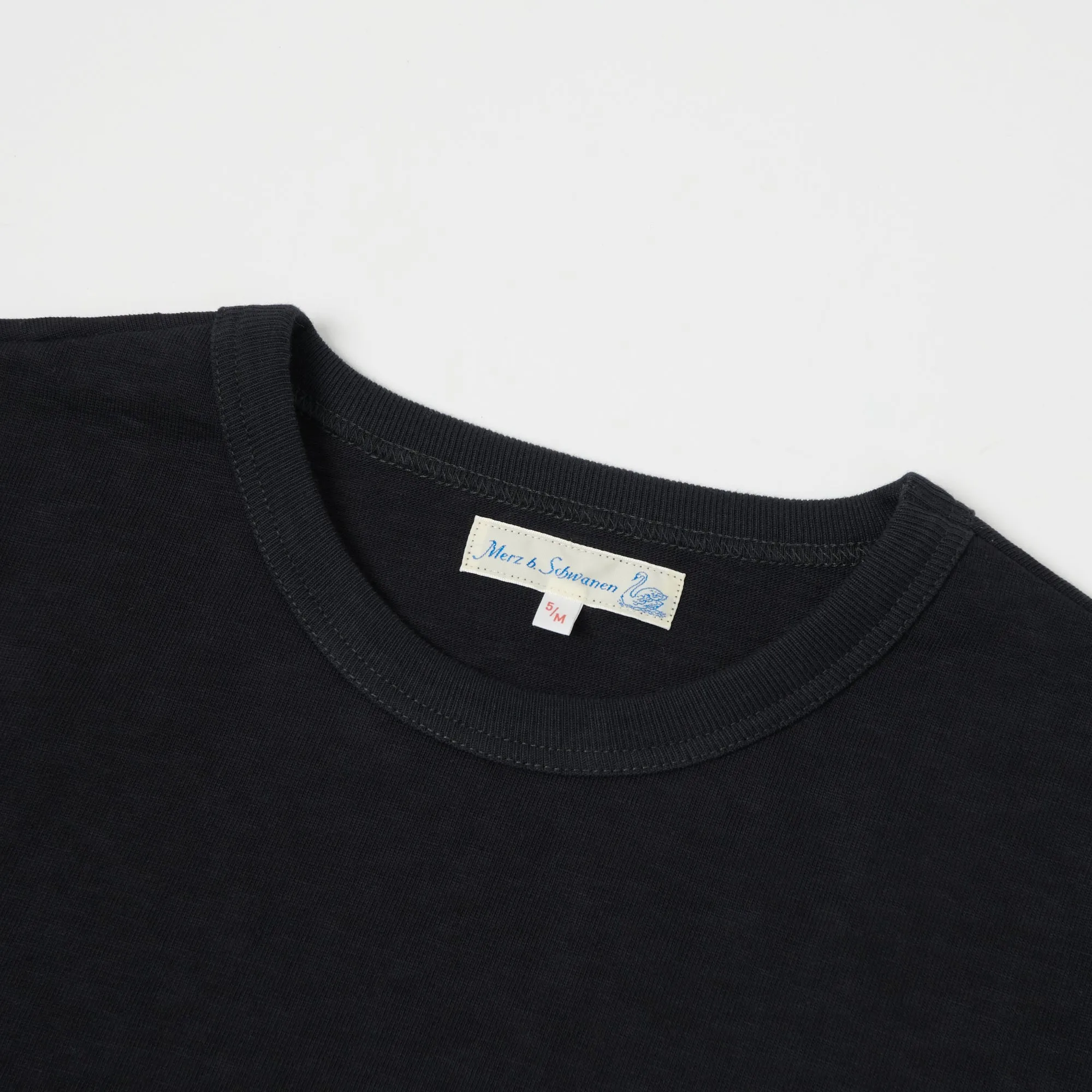 Merz b. Schwanen 2S14 Relaxed Heavyweight T-Shirt - Charcoal sold by Son of a Stag product image thumbnail 2