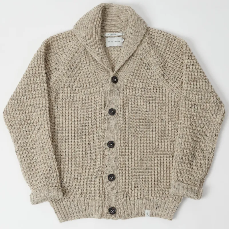 Peregrine Waffle Knit Shawl Collar Cardigan - Skiddaw sold by Son of a Stag
