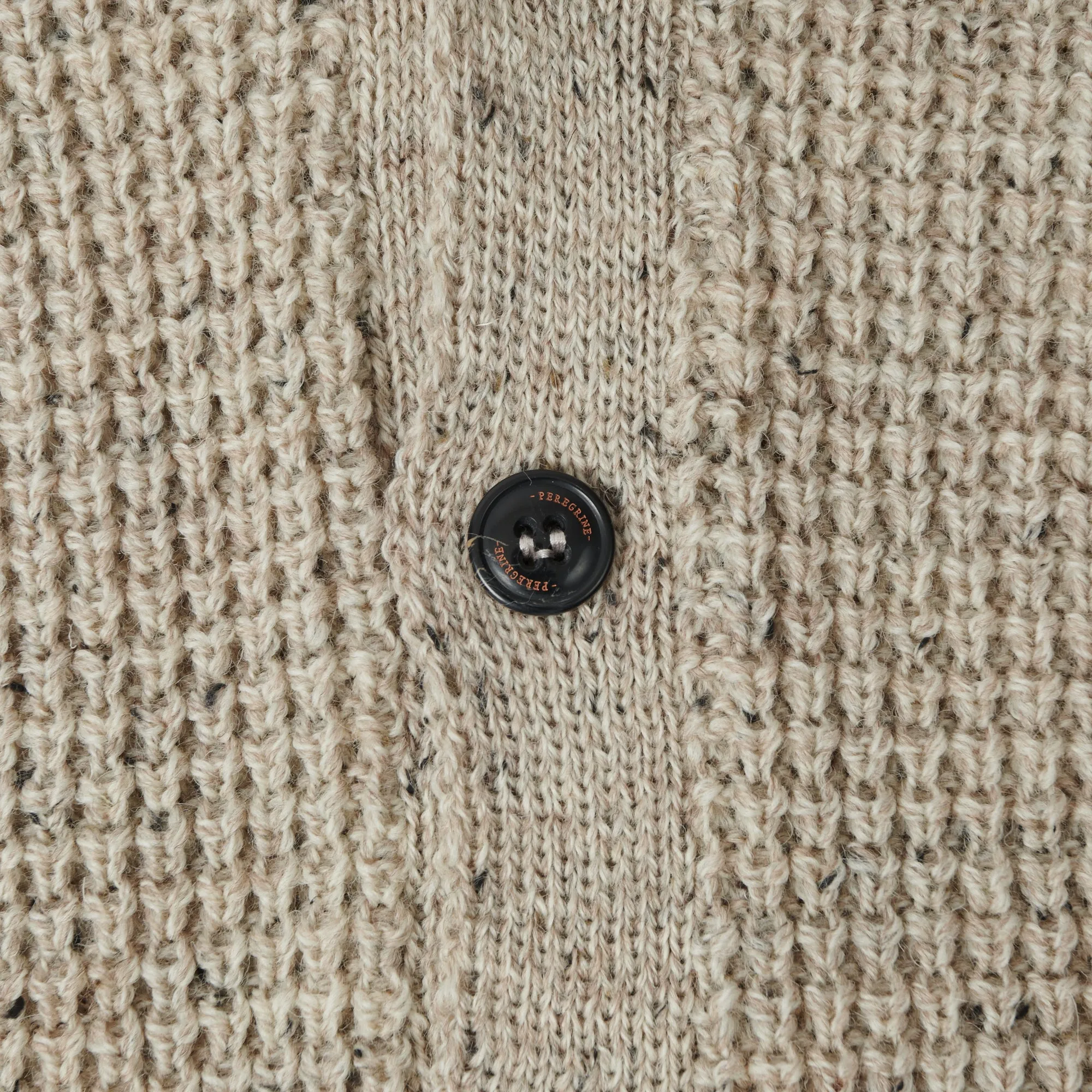 Peregrine Waffle Knit Shawl Collar Cardigan - Skiddaw sold by Son of a Stag product image thumbnail 5