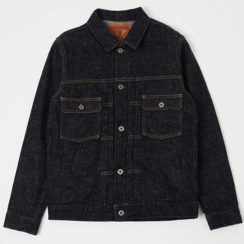 ONI Denim 02516P-DIZR 'Deep Indigo Secret Denim' 20oz. Type II Denim Jacket - Rinsed sold by Son of a Stag