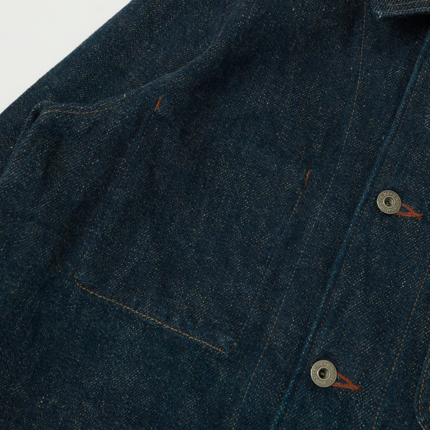 ONI Denim 03502ZR 'Secret Denim' 20oz Coverall Jacket - Rinsed sold by Son of a Stag product image thumbnail 5