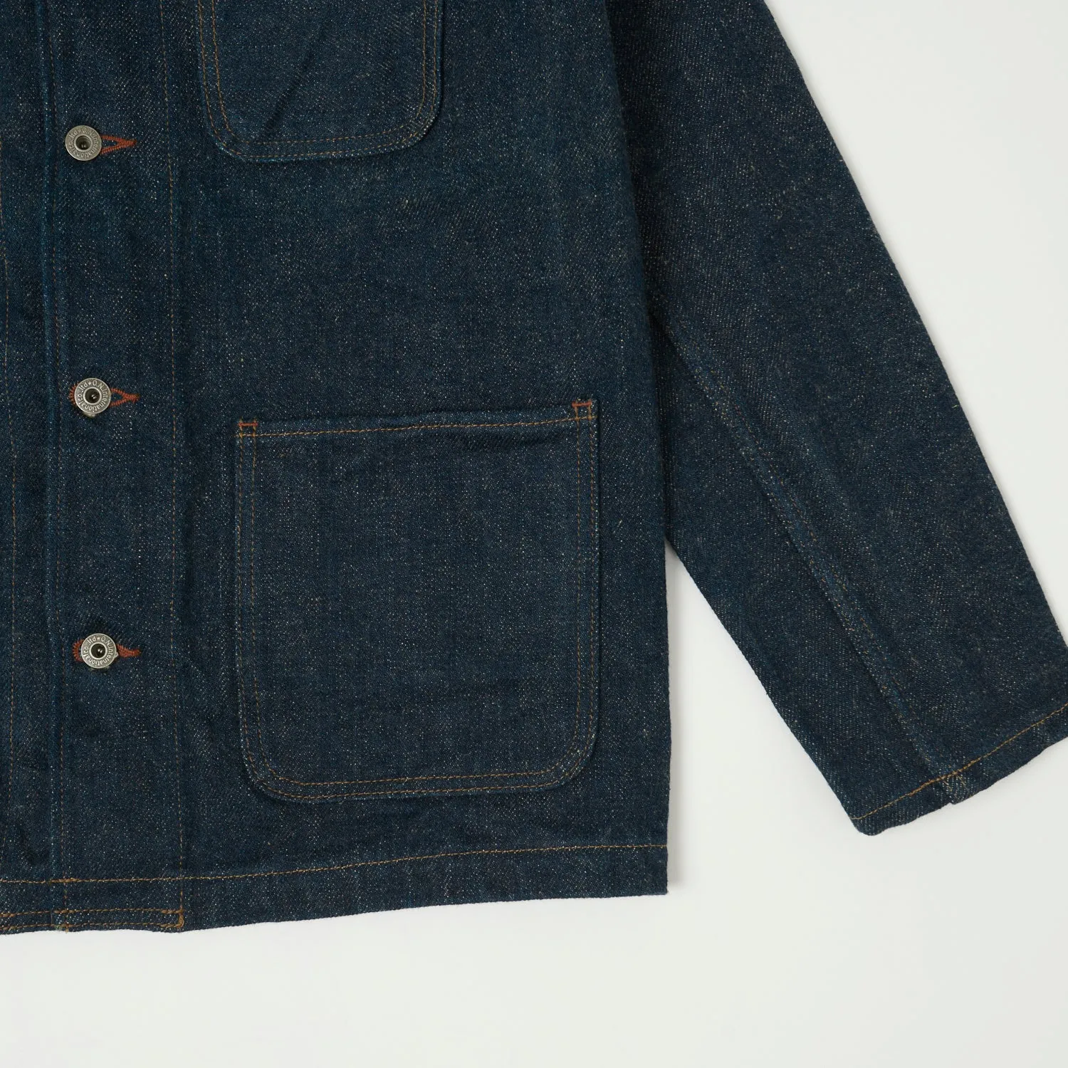 ONI Denim 03502ZR 'Secret Denim' 20oz Coverall Jacket - Rinsed sold by Son of a Stag product image thumbnail 3
